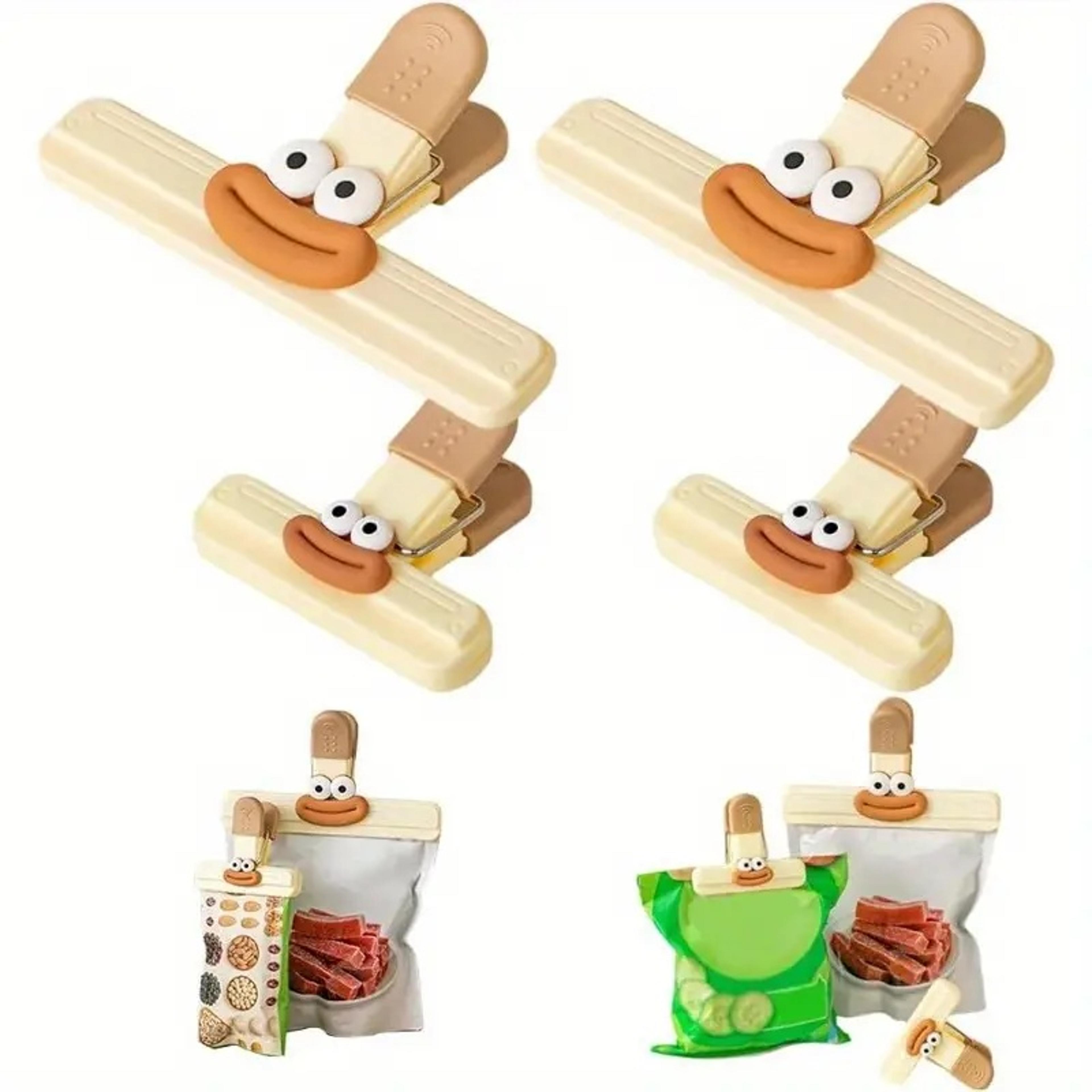 airtight food bag clips strong seal snack freshness kitchen storage clips