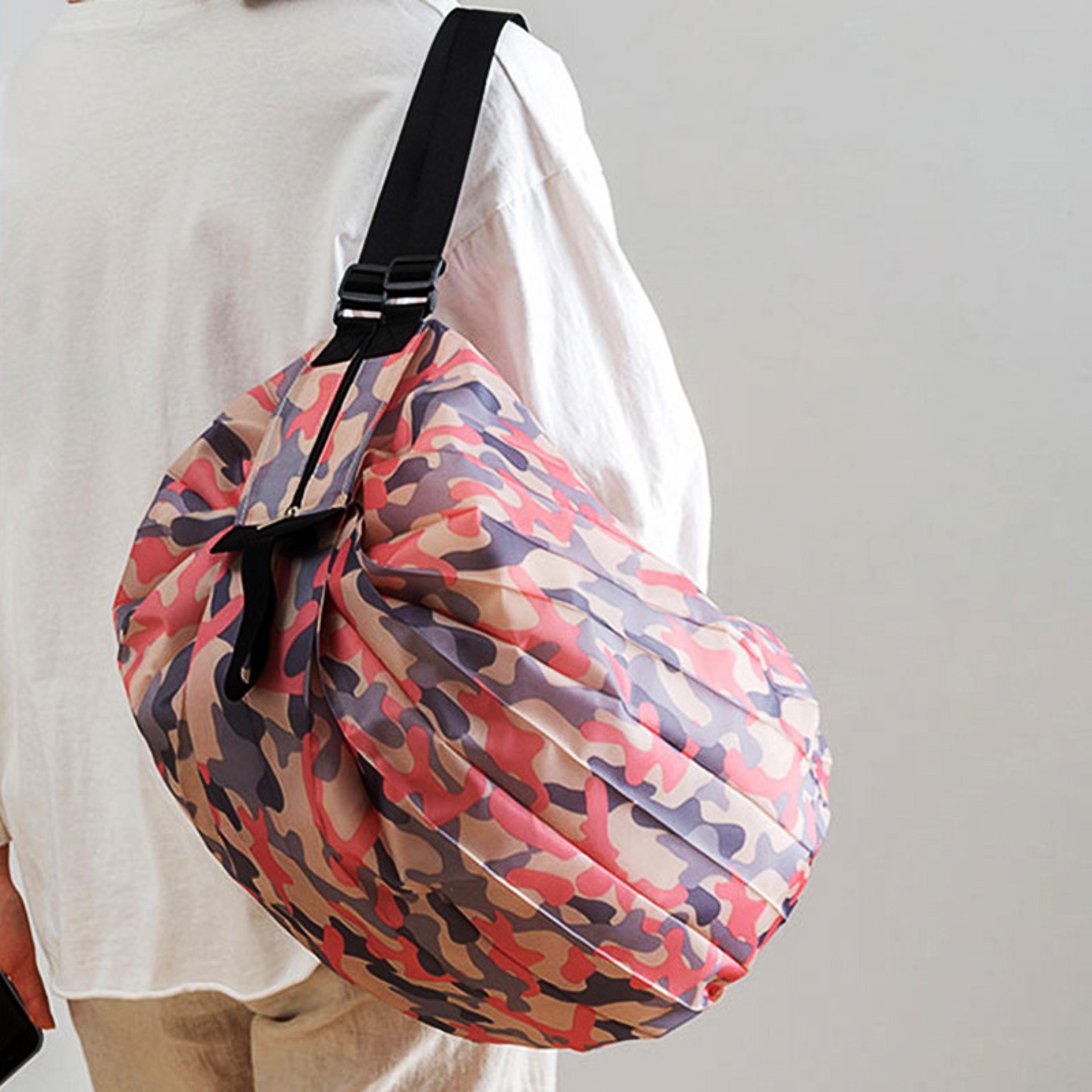 foldable eco friendly shopping bag lightweight portable reusable grocery tote
