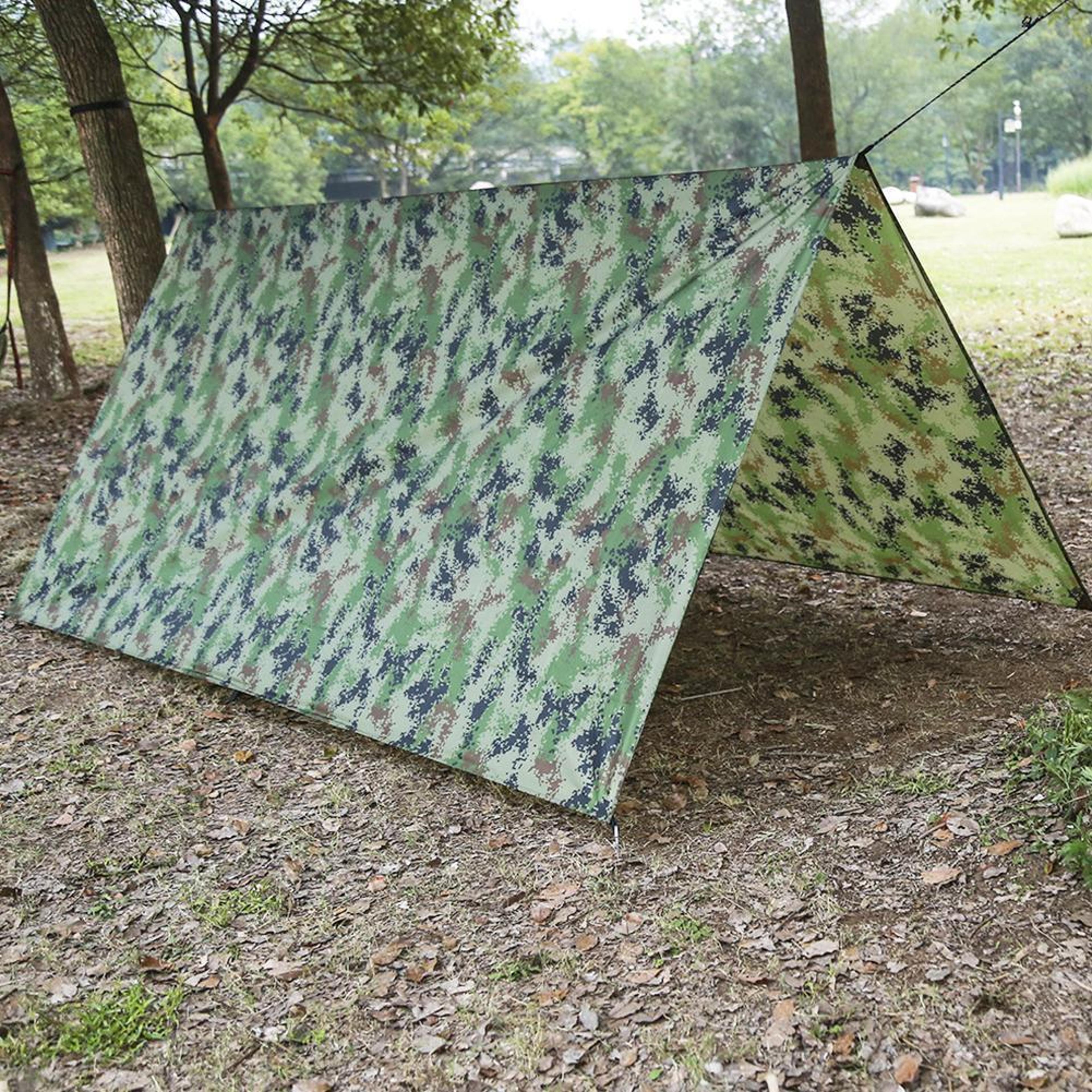 ultralight waterproof camping tarp shelter sunshade hammock canopy