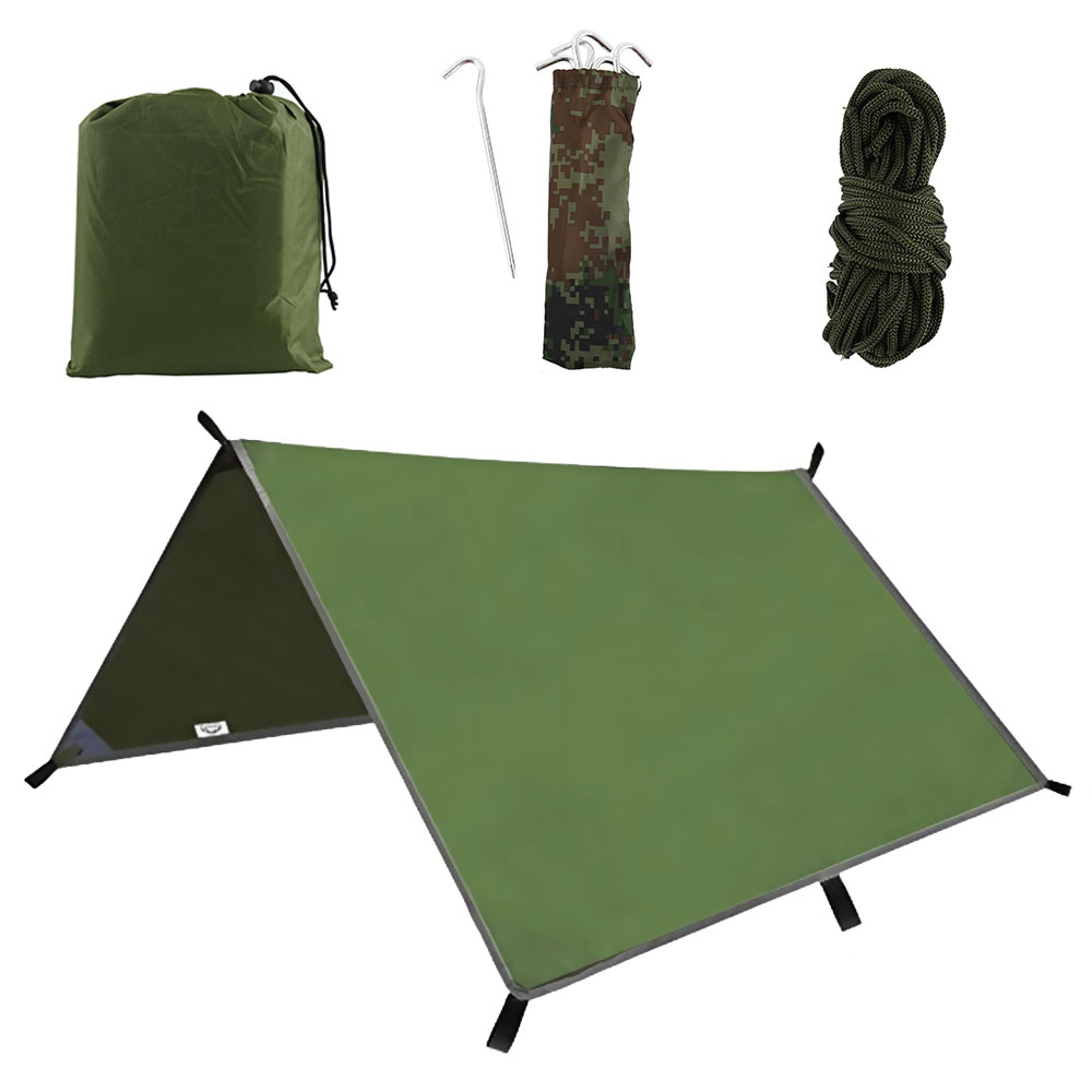 ultralight waterproof camping tarp shelter uv sun shade hammock rain fly canopy