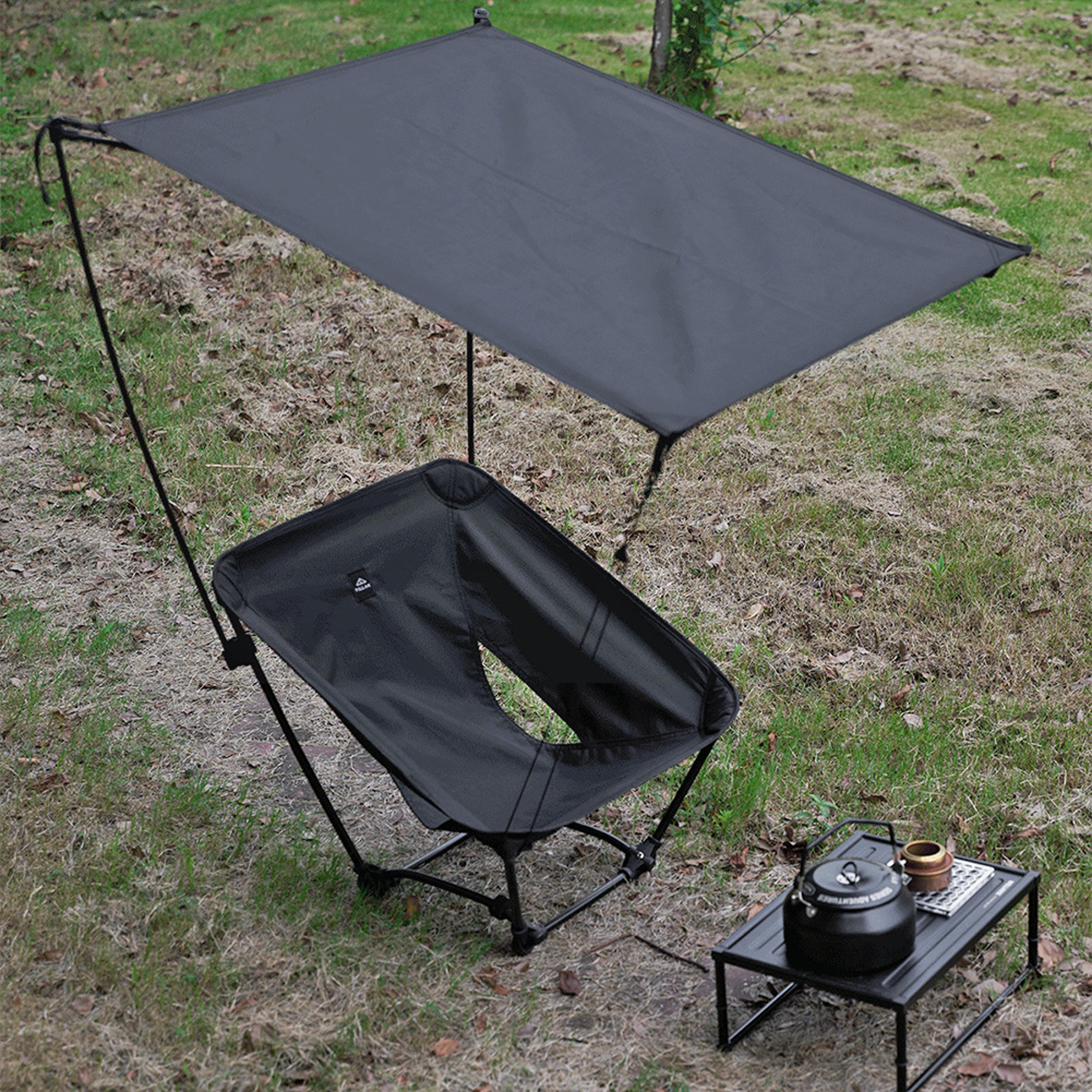 portable chair sun shade canopy with adjustable outdoor chair umbrella