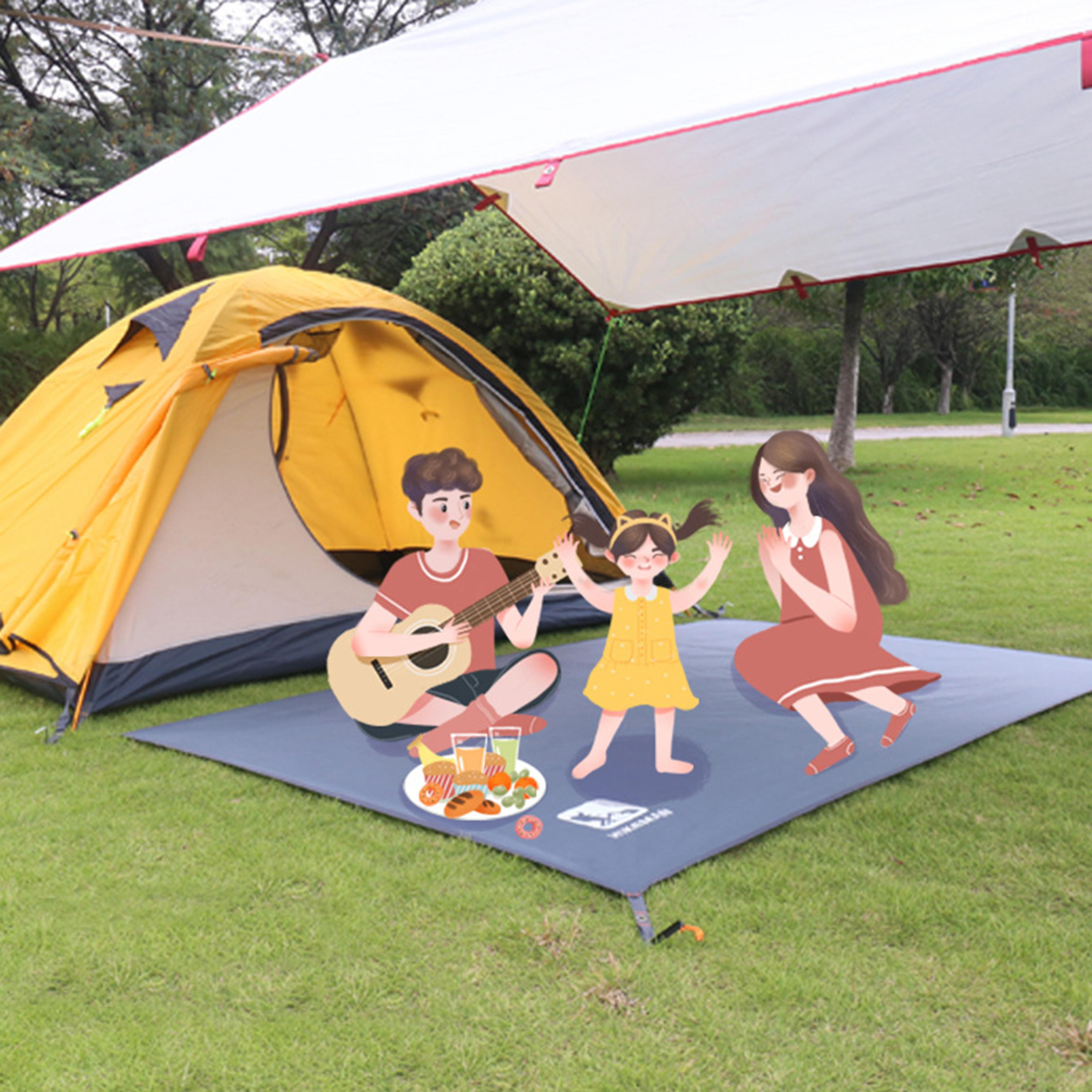 waterproof camping tarp picnic mat lightweight ground sheet tent footprint
