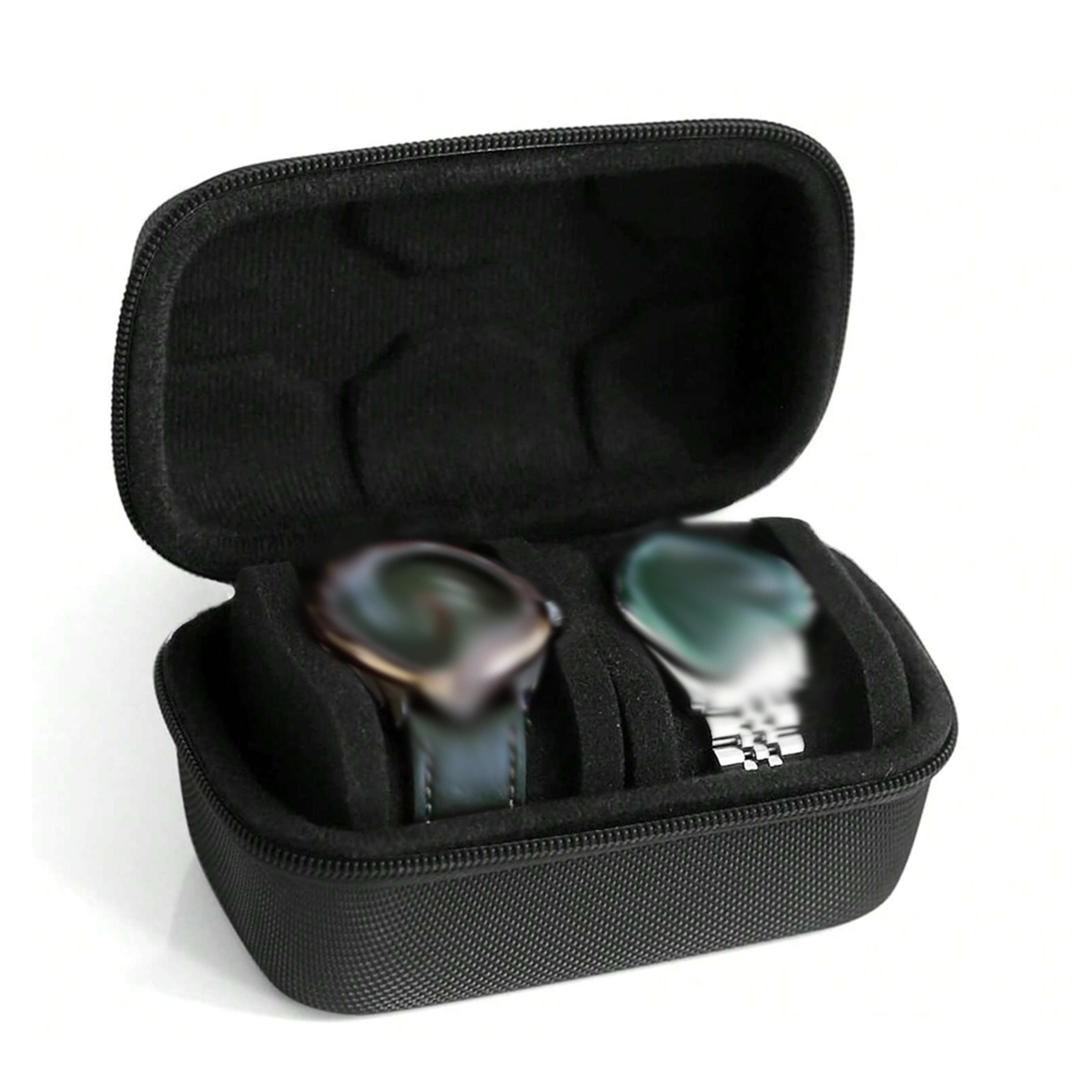 portable watch travel case roll organizer compact watch storage box for men and women