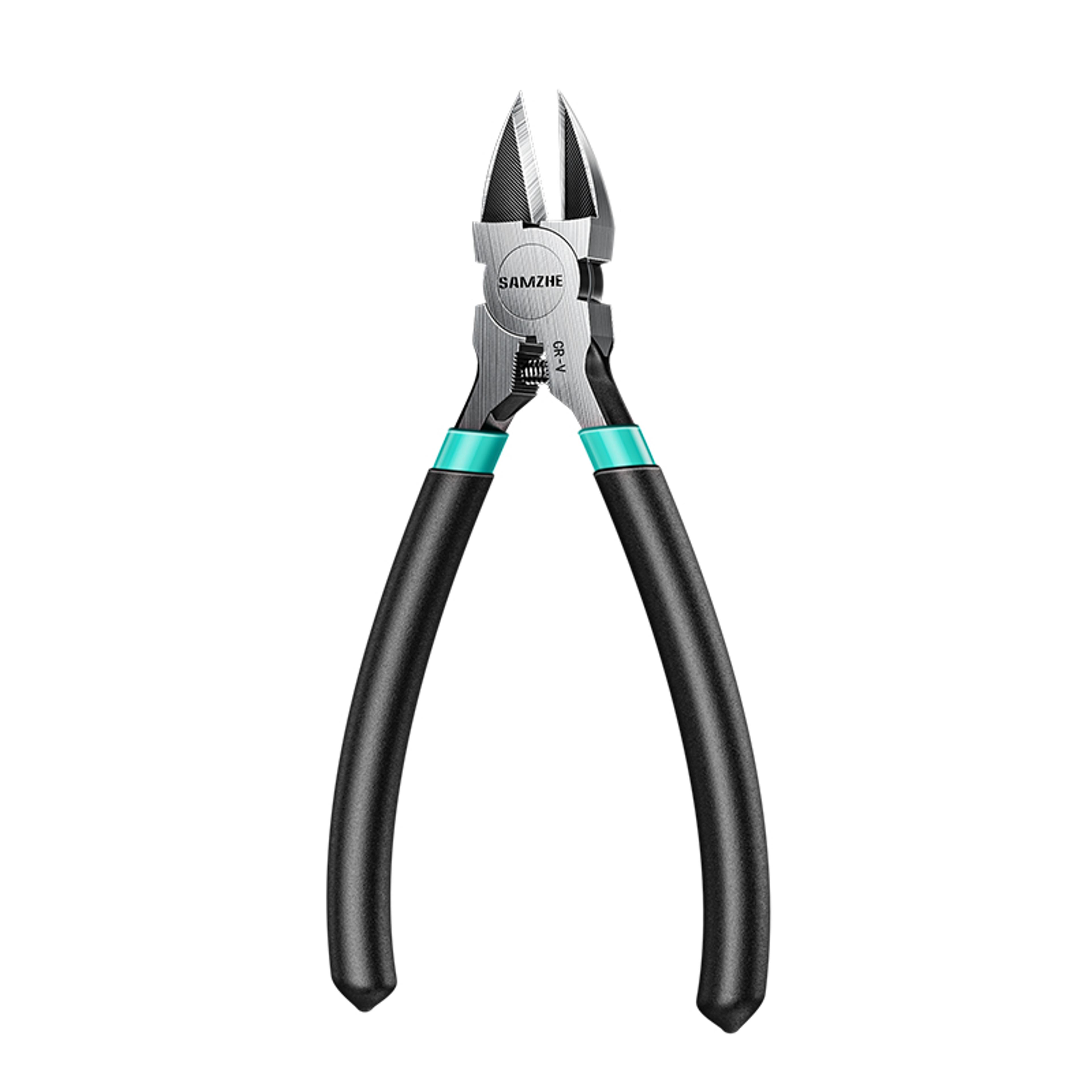 precision flush wire cutters stainless steel mini side cutting pliers for electronics and diy