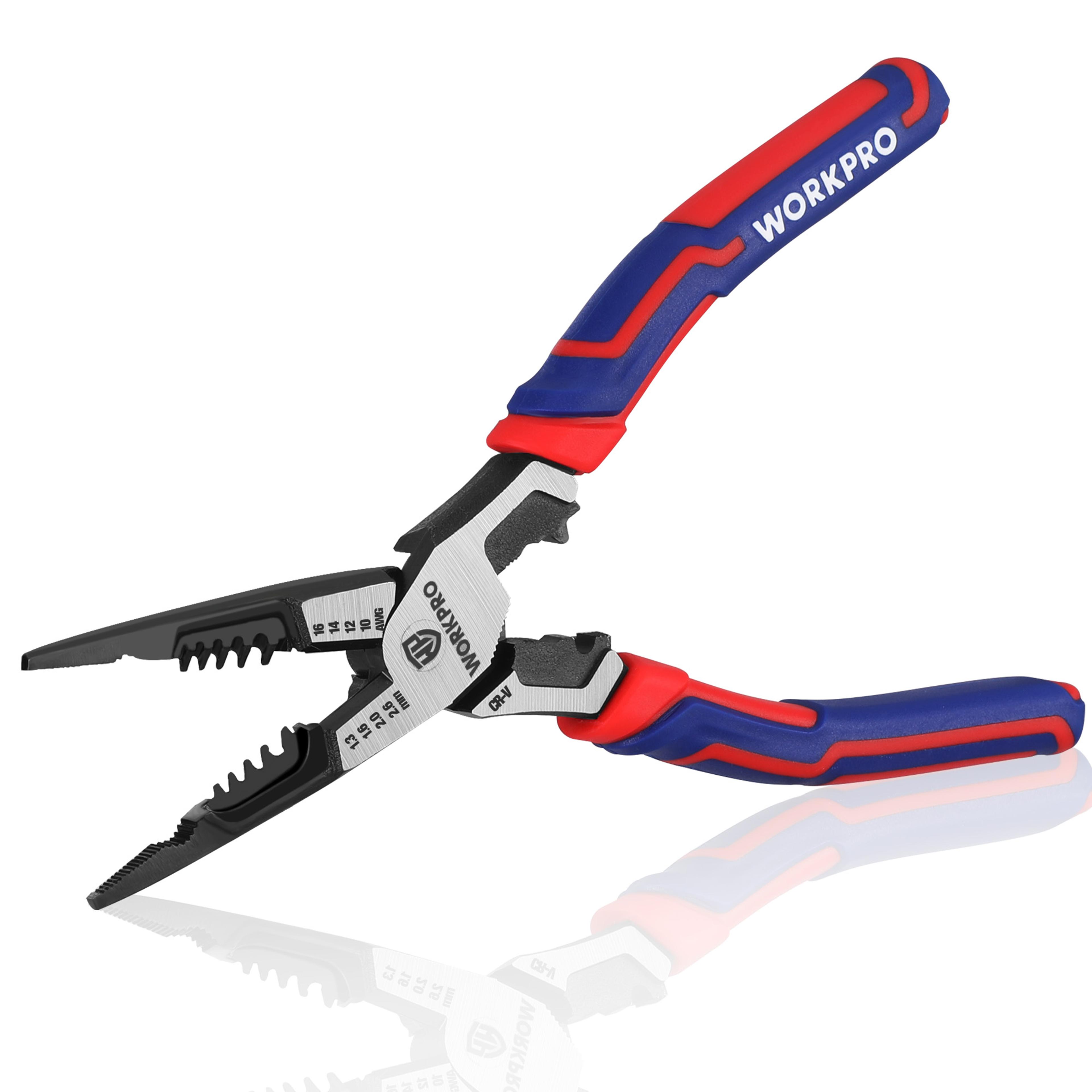 multifunction needle nose pliers wire cutter precision electrician tool