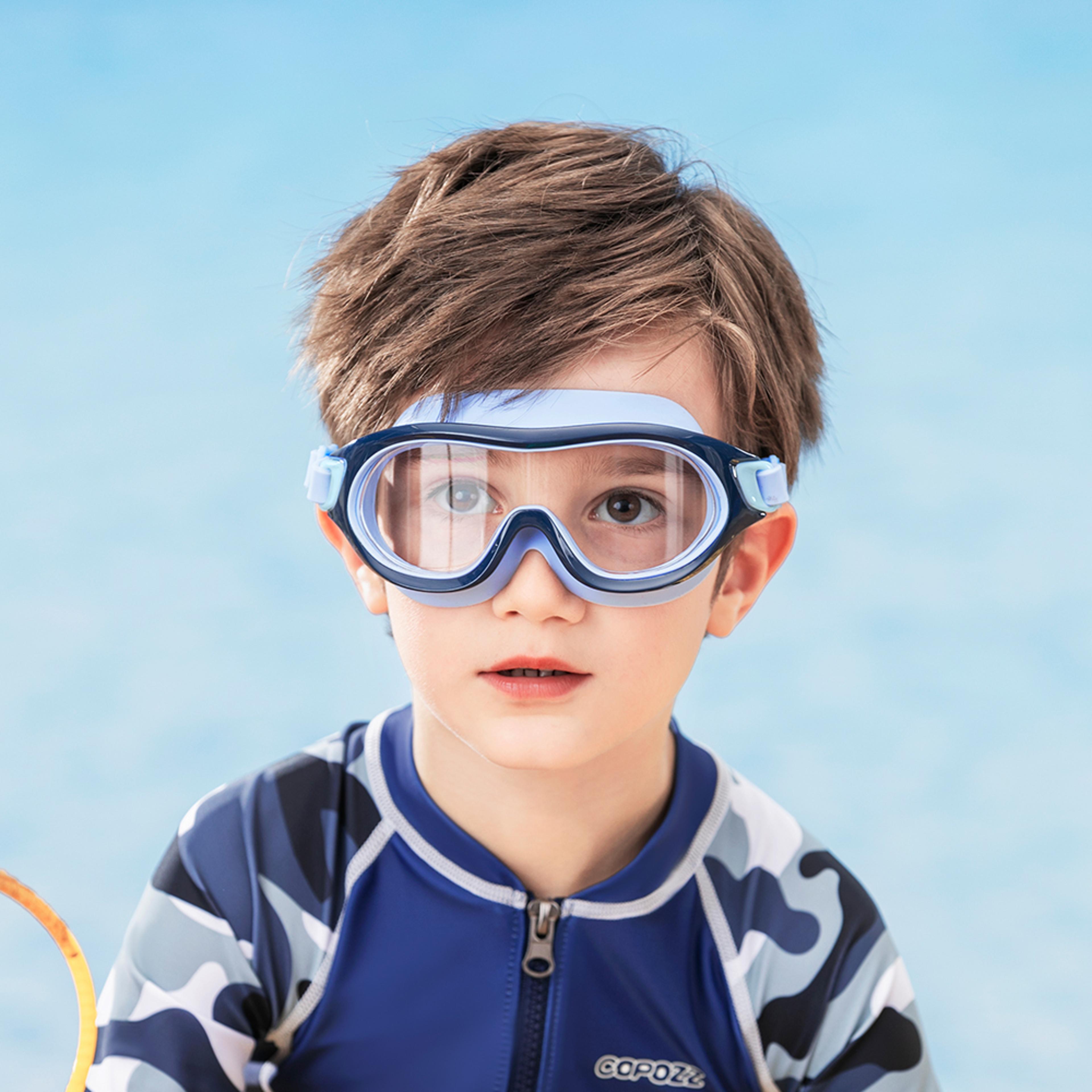 kids anti fog swimming goggles wide view leakproof swim glasses for boys girls
