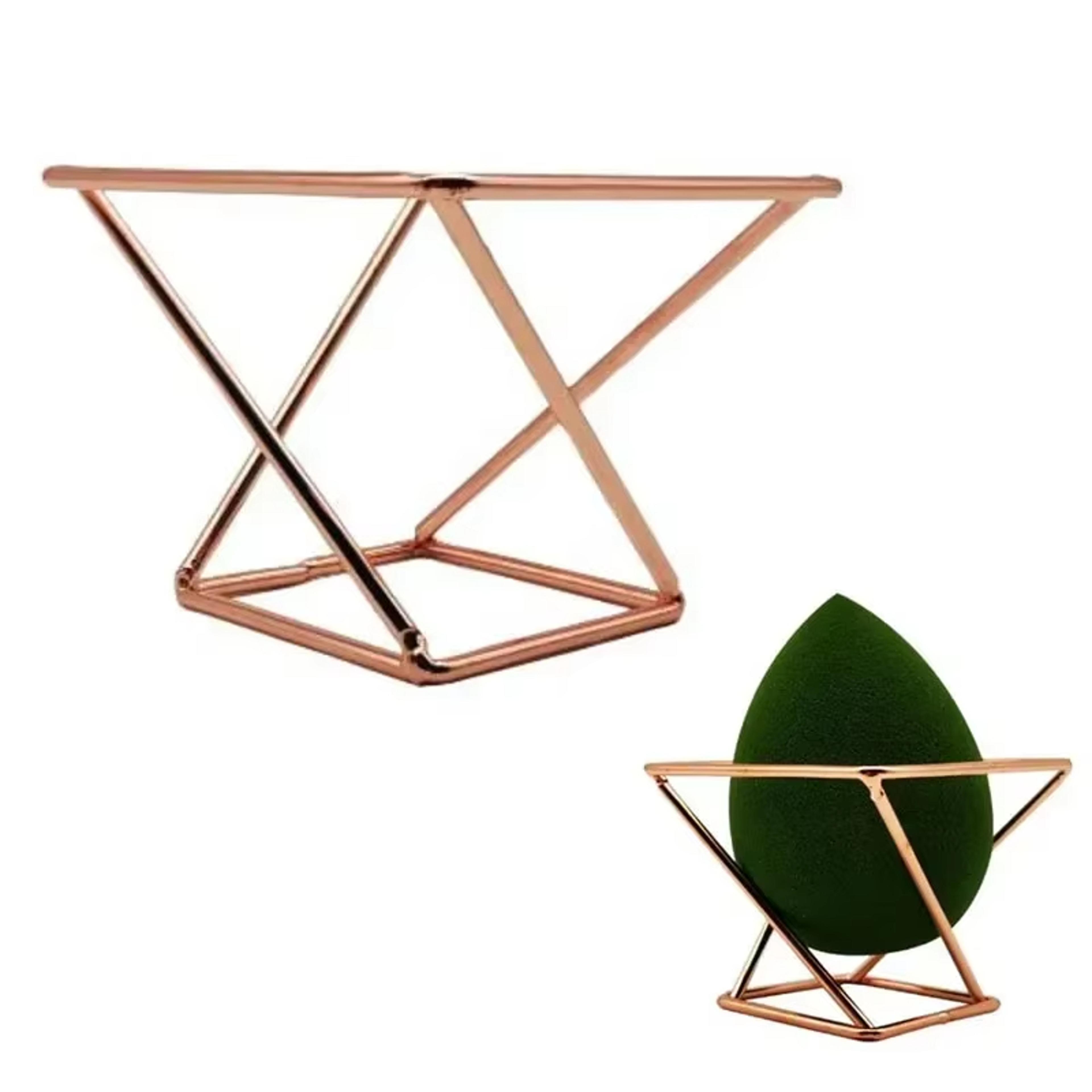 metal makeup sponge holder breathable beauty blender drying stand organizer