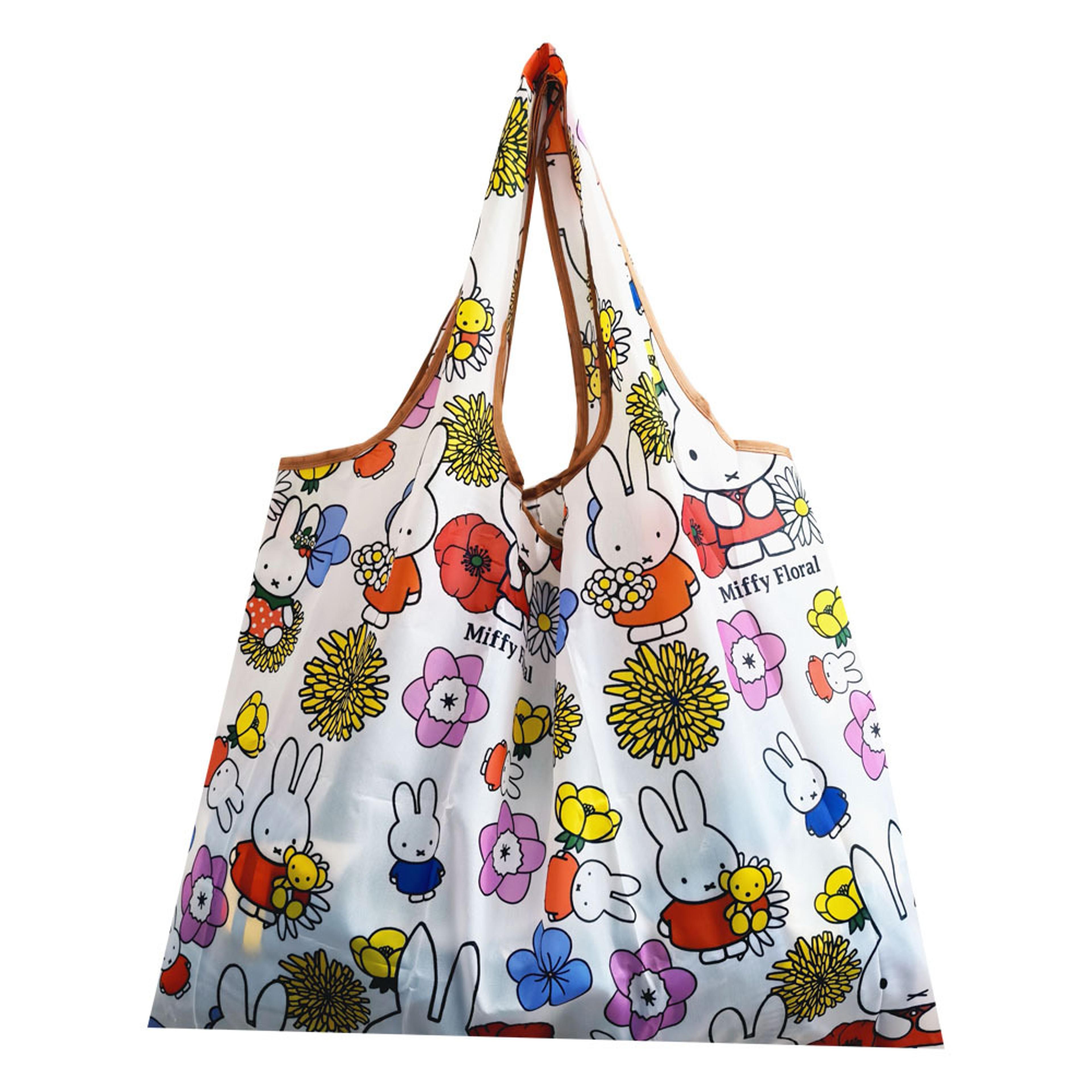 miffy eco friendly foldable shopping bag large capacity reusable tote
