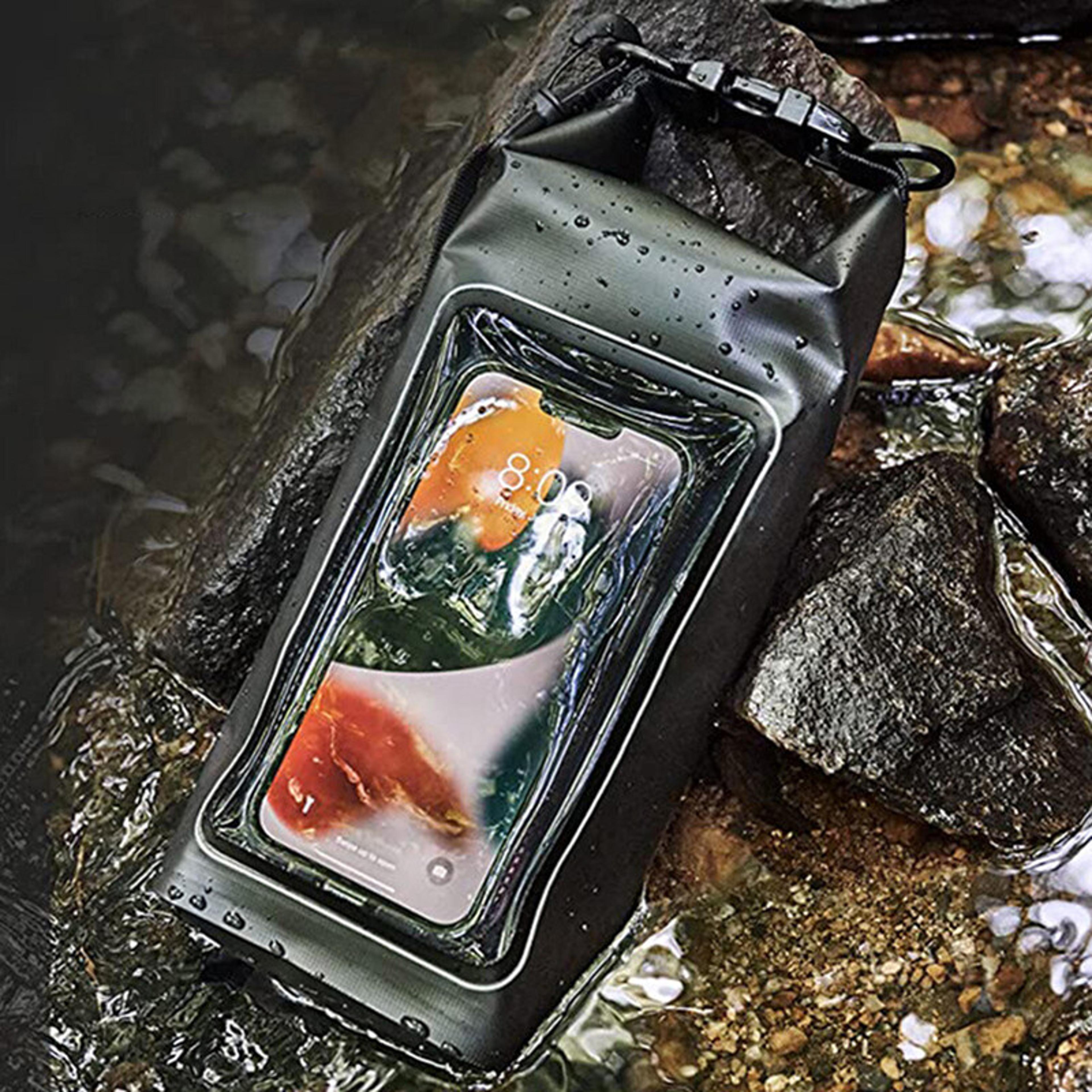 waterproof dry bag with touch screen window lightweight kayak shoulder bag for outdoor adventures