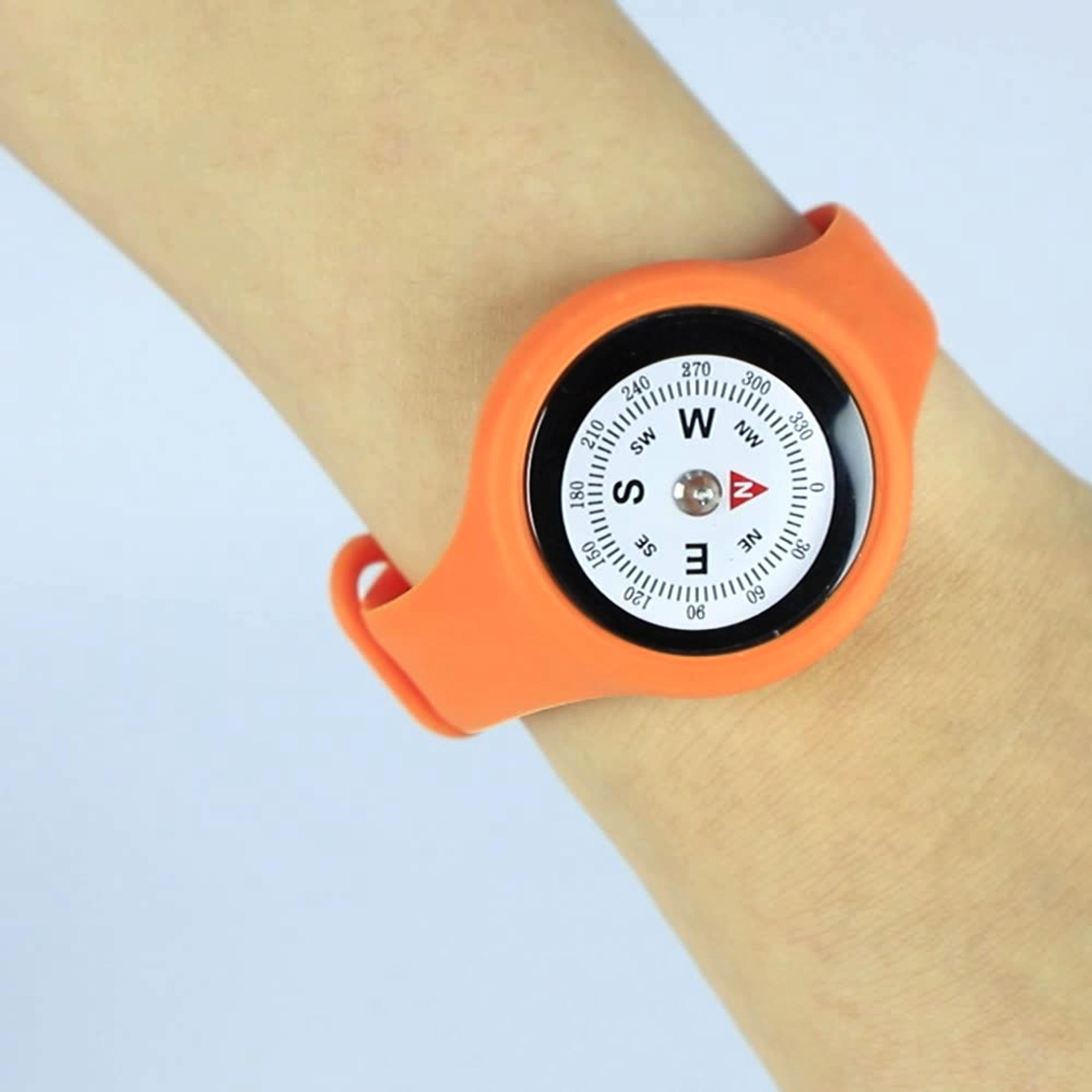 outdoor wrist compass watch survival navigation bracelet for hiking camping travel