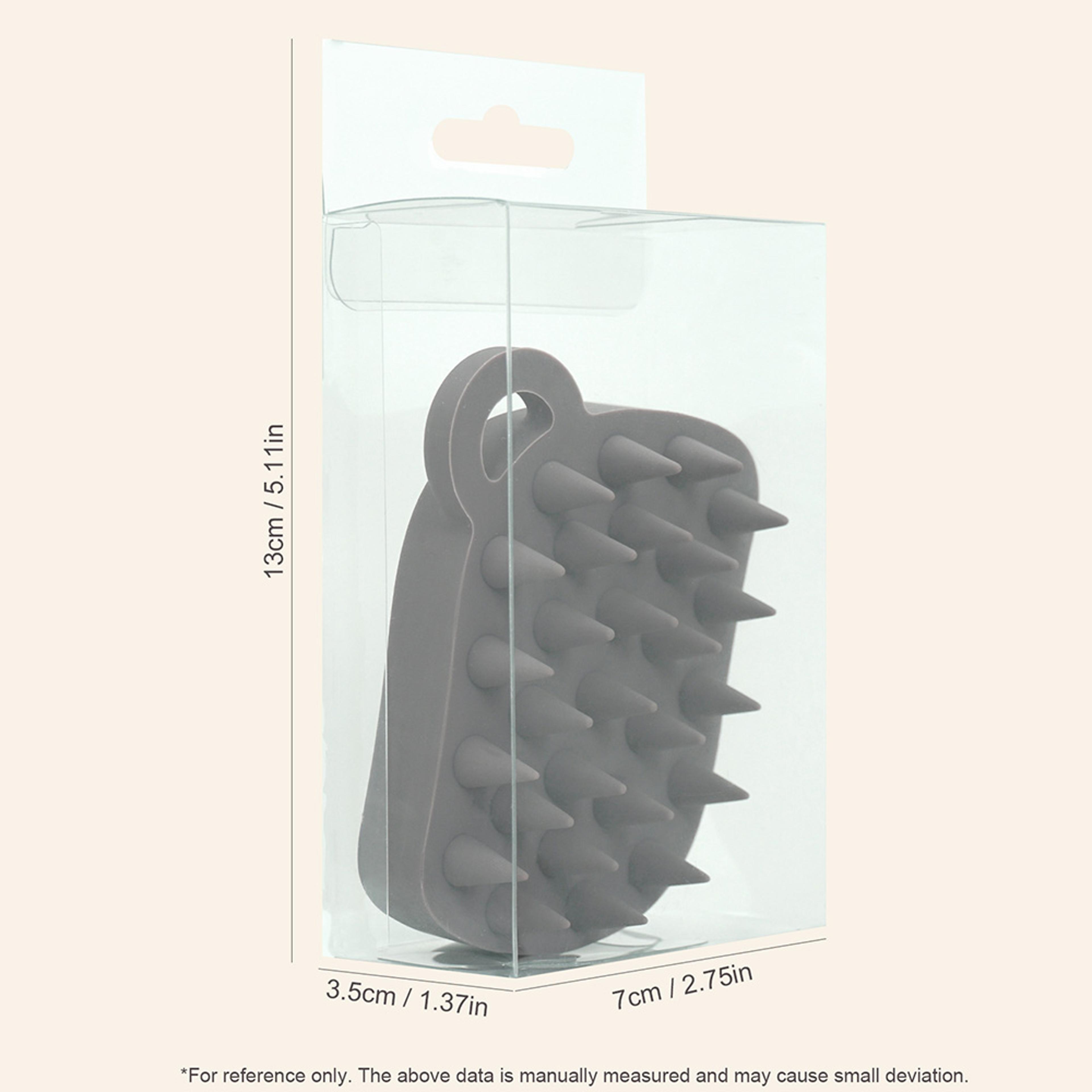silicone scalp massage brush shampoo exfoliating hair cleanser tool