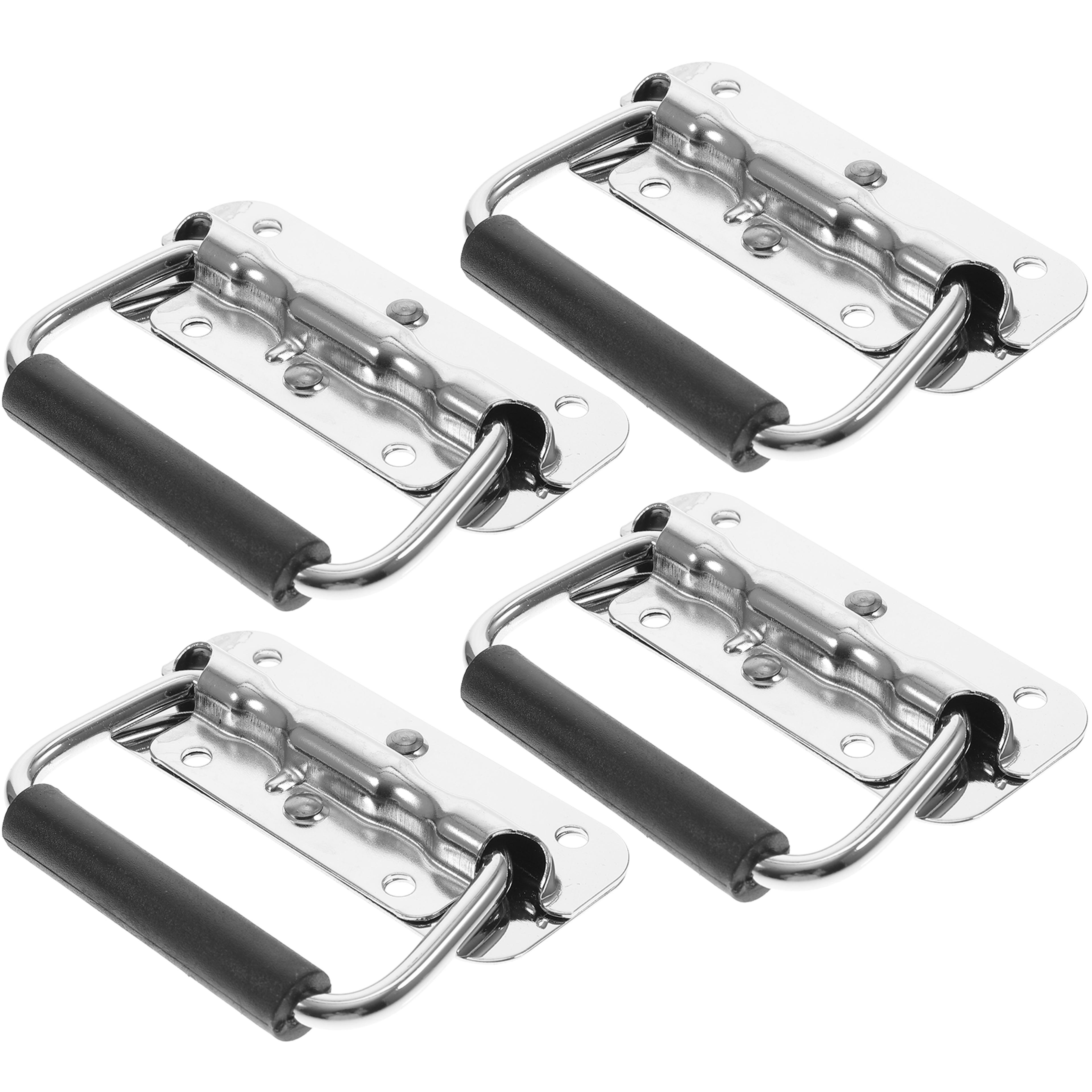 folding spring loaded cabinet handle stainless steel toolbox pull handle