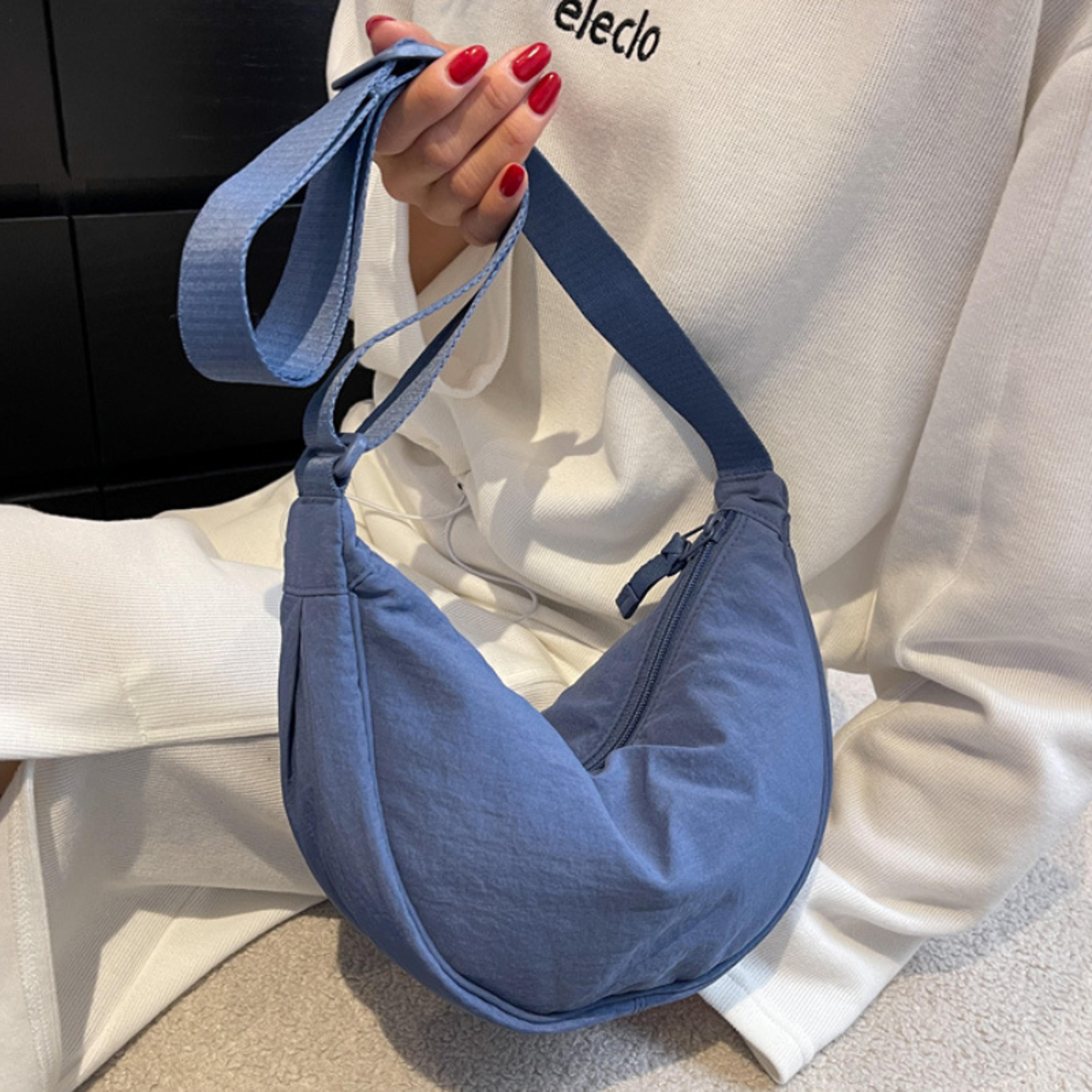 large capacity nylon hobo bag women crossbody shoulder travel tote