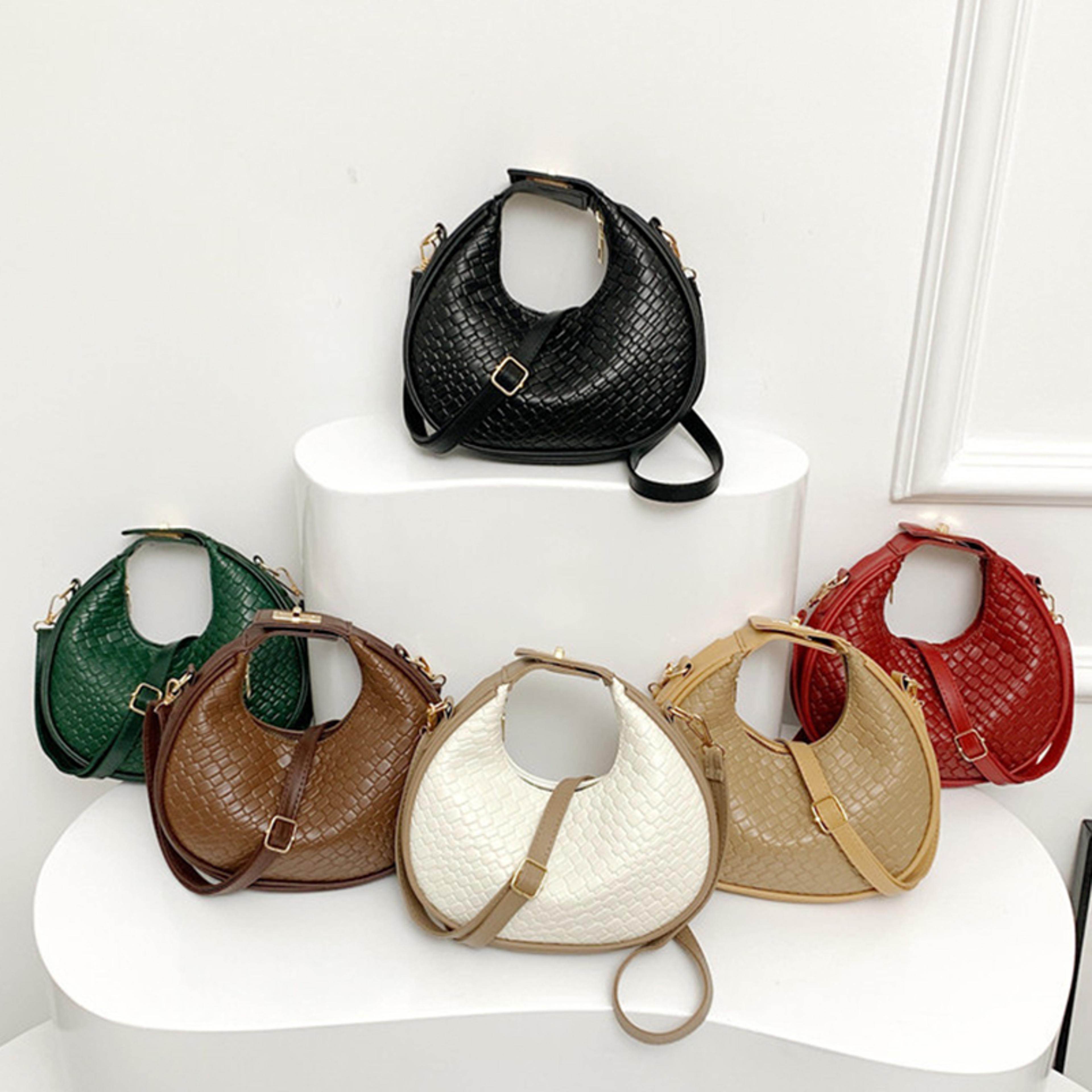 elegant woven hobo shoulder bag minimalist womens shoulder bag for everyday style