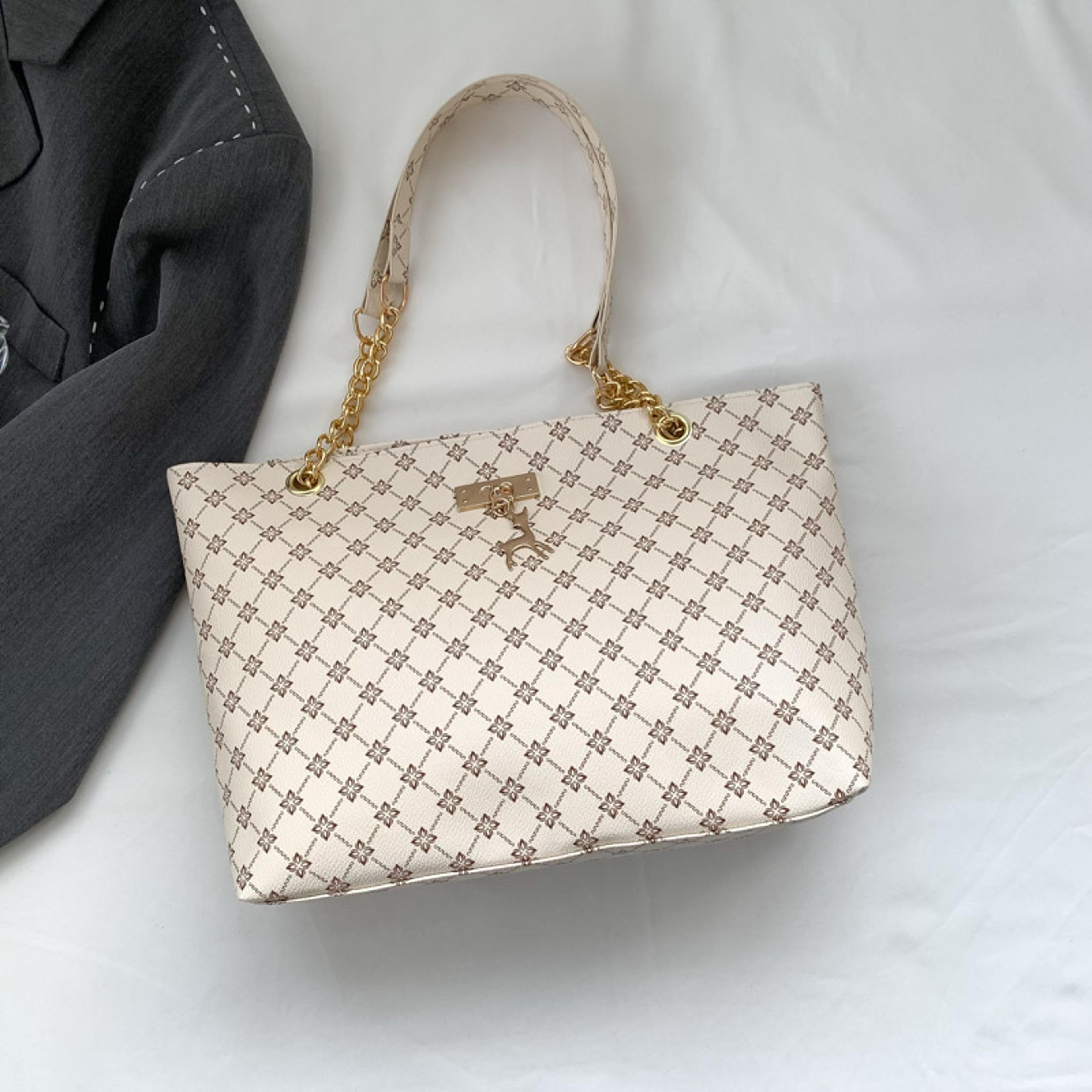 soft leather large capacity tote bag for women stylish shoulder handbag with accessories