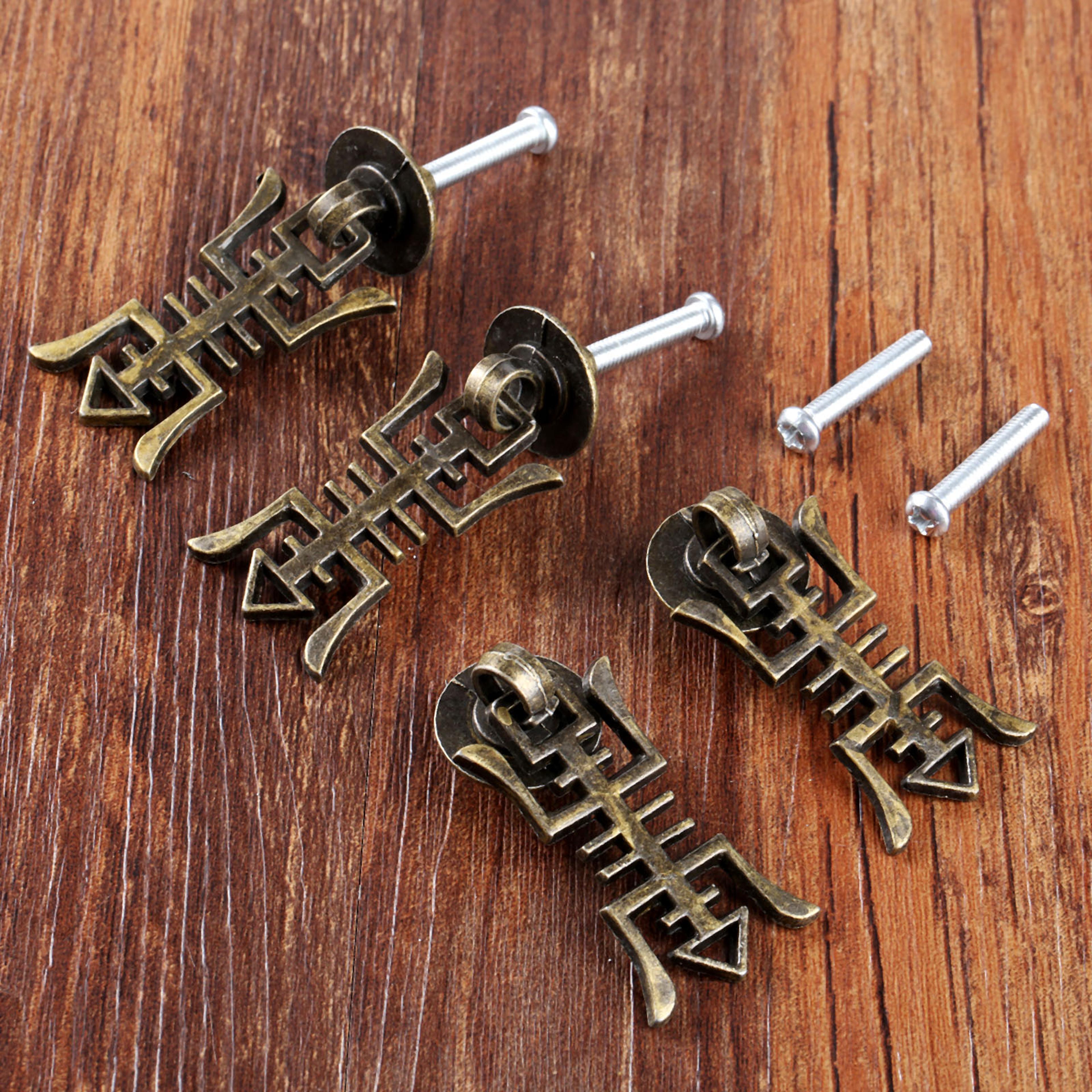 vintage antique bronze cabinet pull knobs for drawers jewelry boxes and furniture
