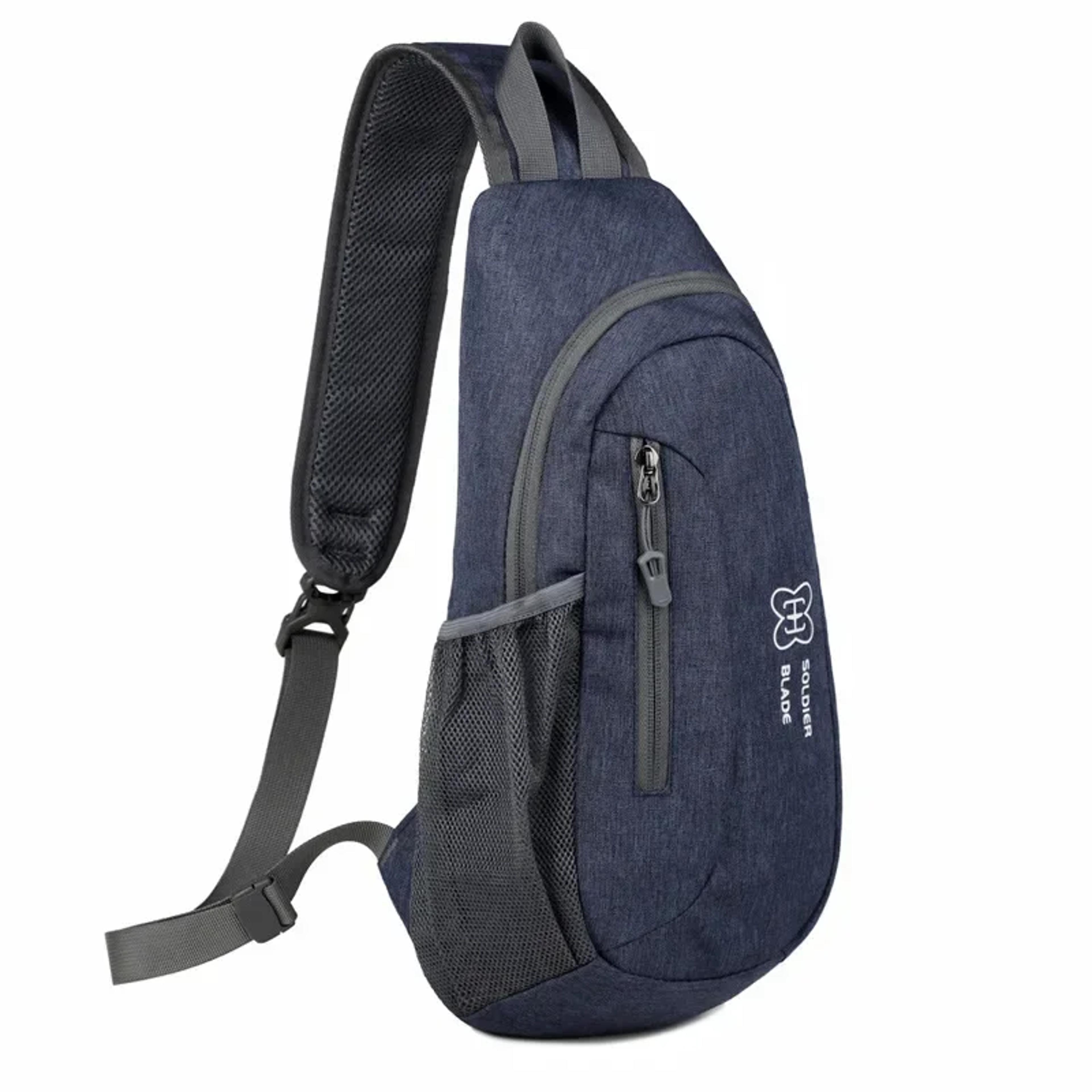 outdoor sling chest bag for men and women lightweight crossbody backpack with bottle holder