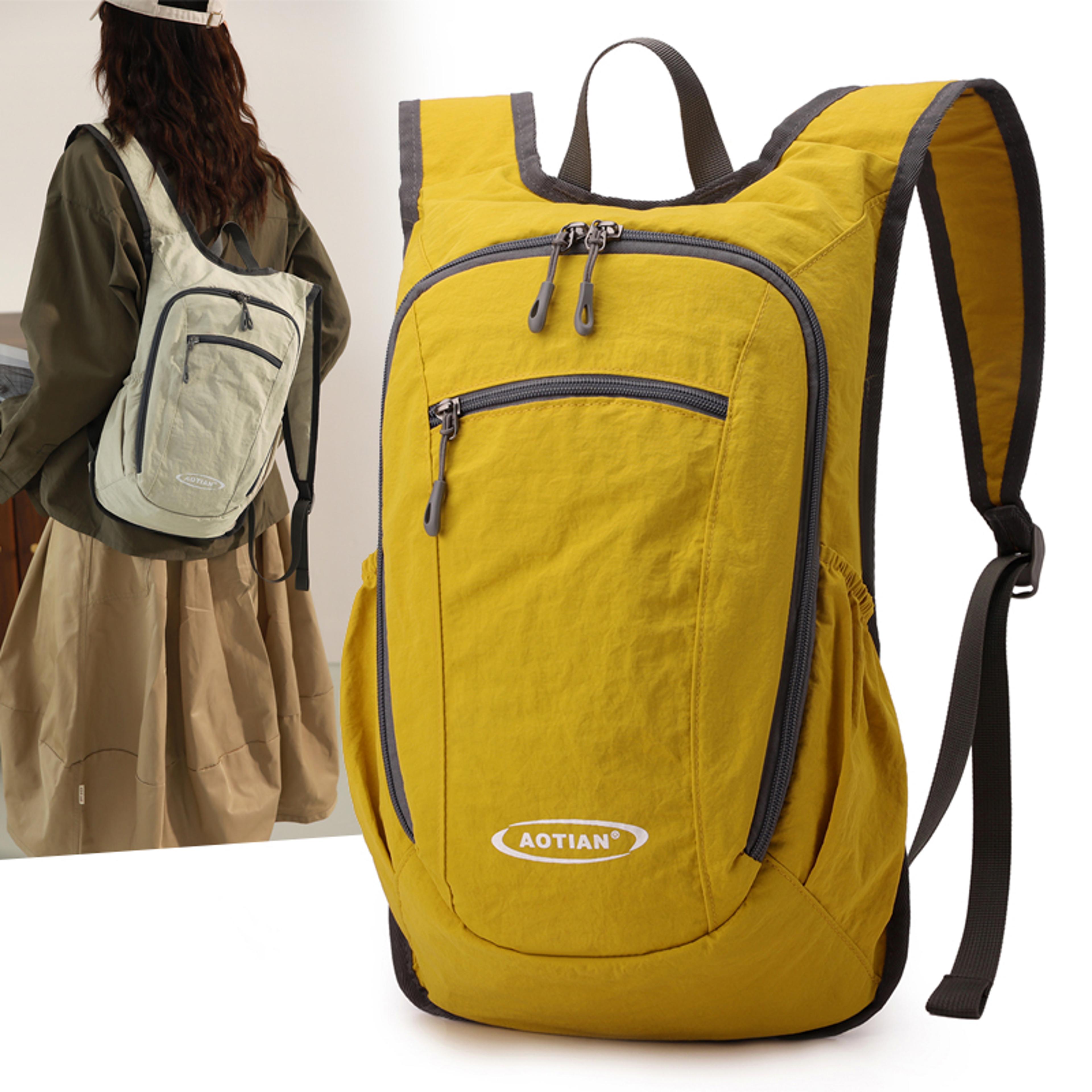 foldable lightweight hiking backpack large capacity travel daypack durable outdoor bag