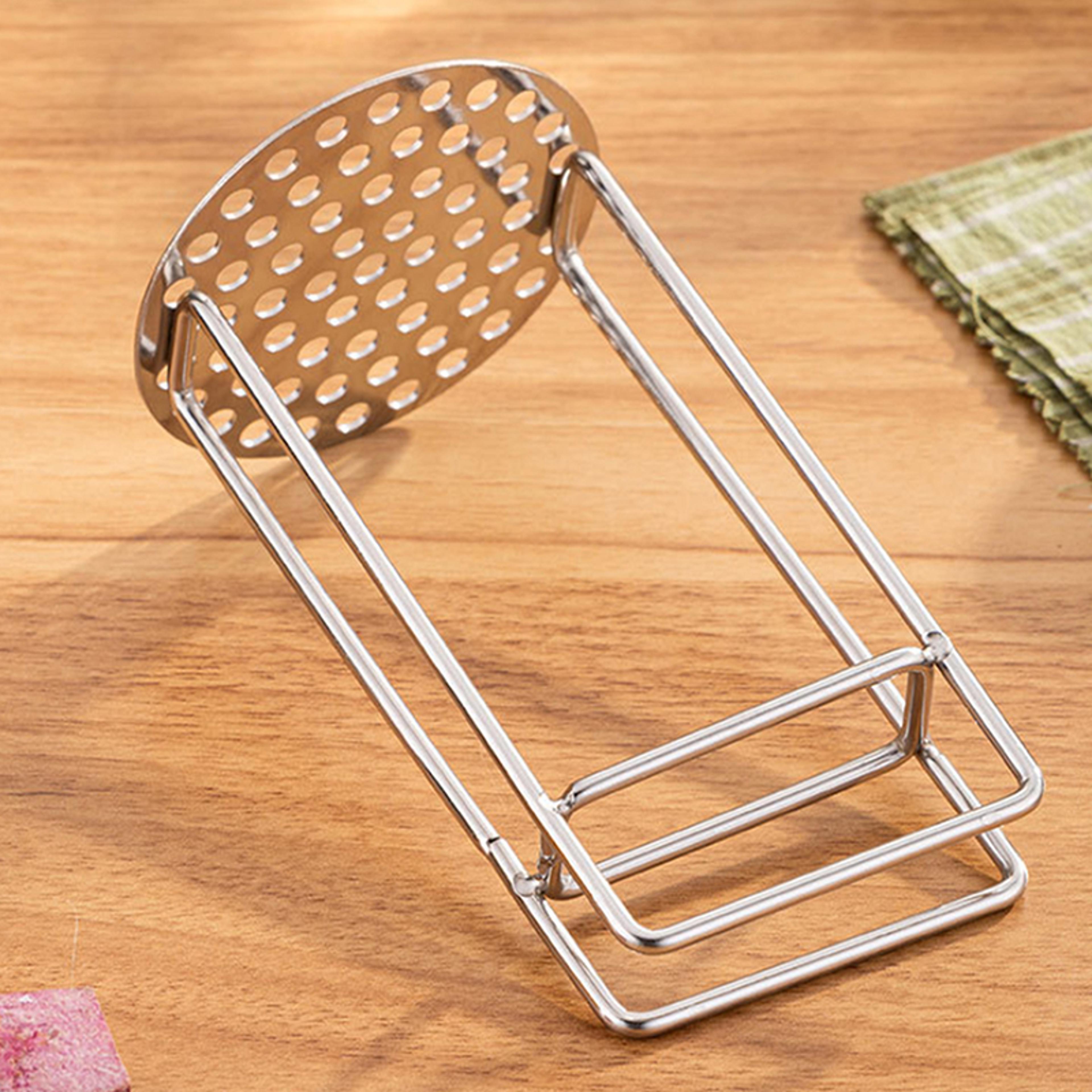 stainless steel potato masher durable vegetable & fruit press kitchen tool