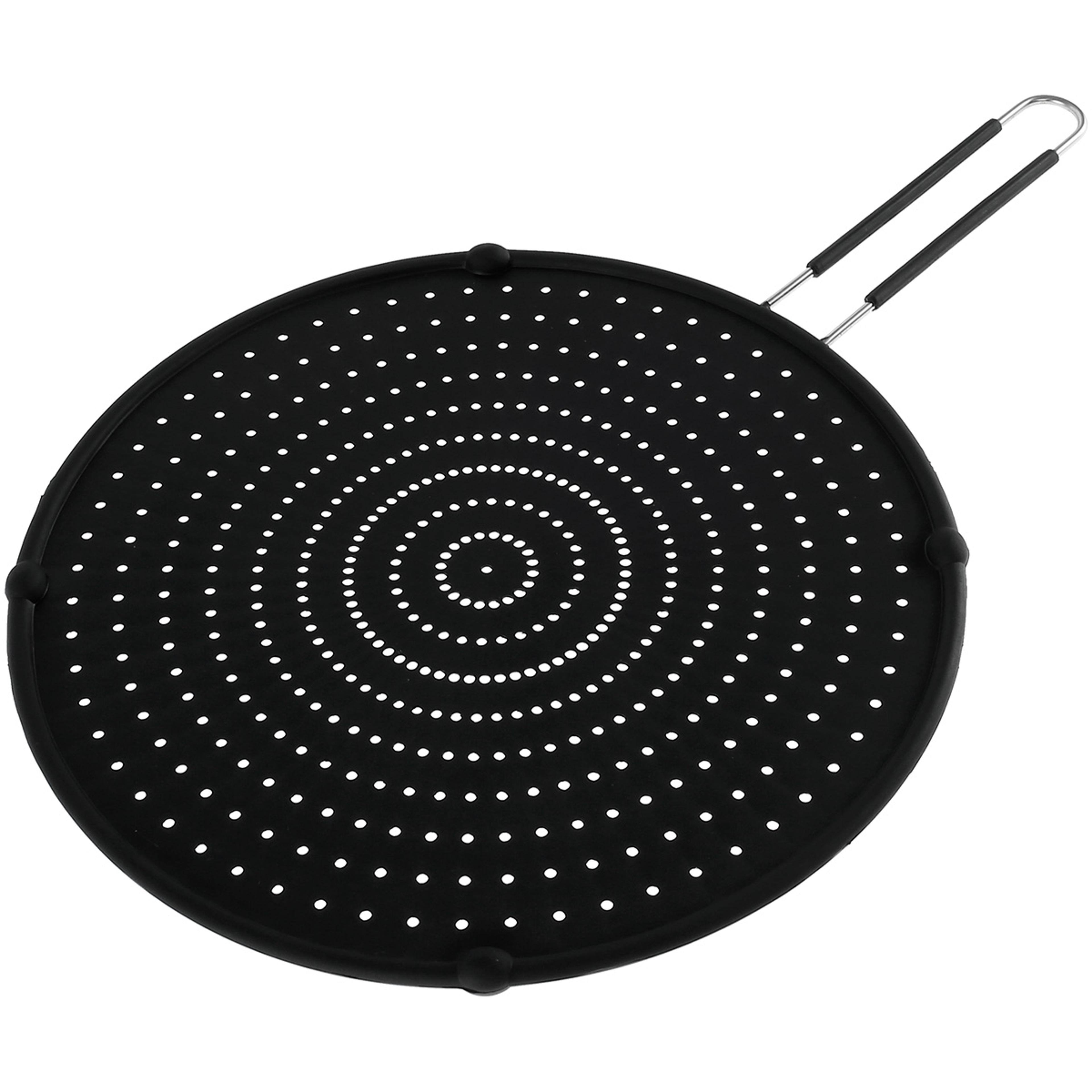 foldable silicone splatter screen – heat-resistant frying pan lid & oil splash guard