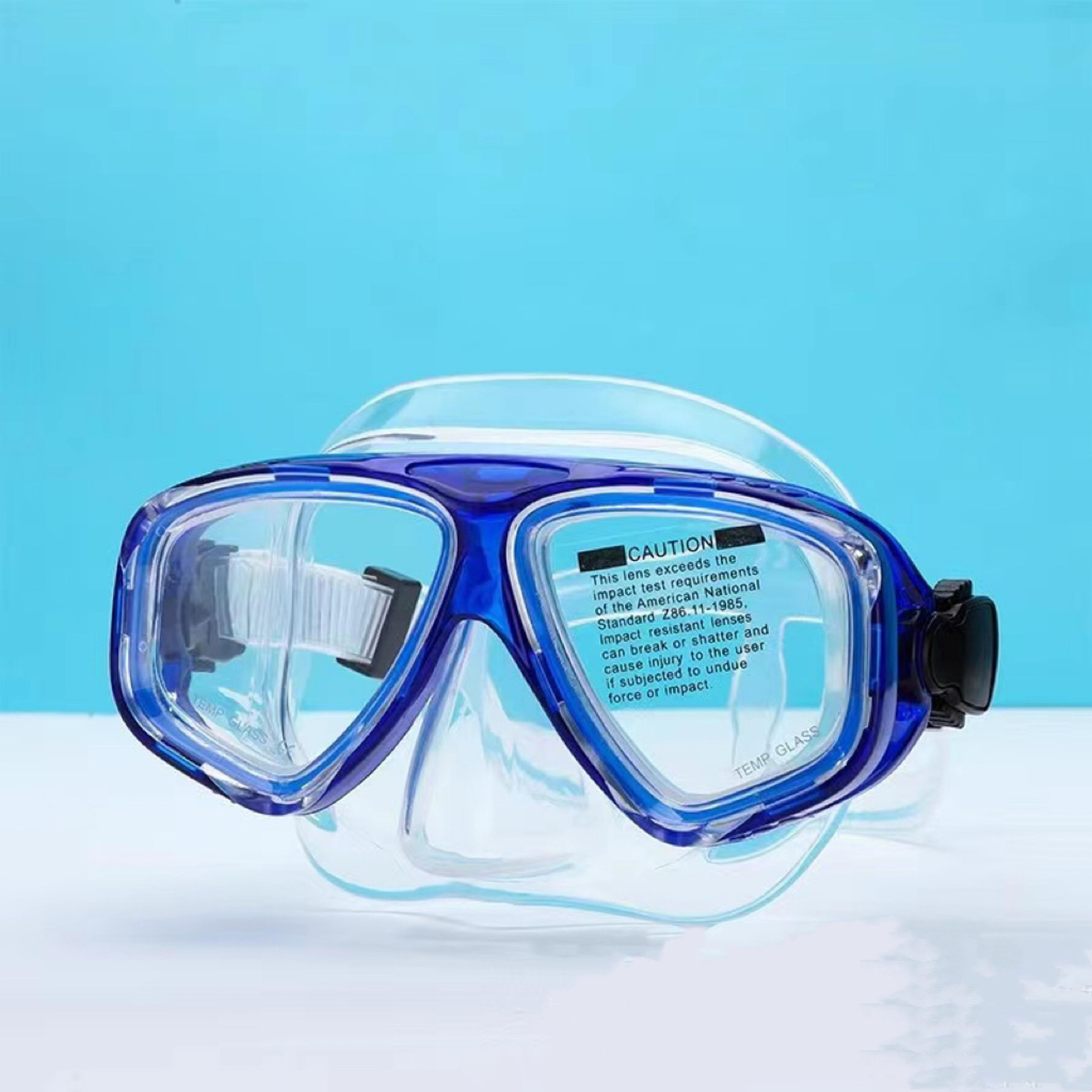 oceanview pro snorkel mask with tempered glass and anti-leak silicone seal