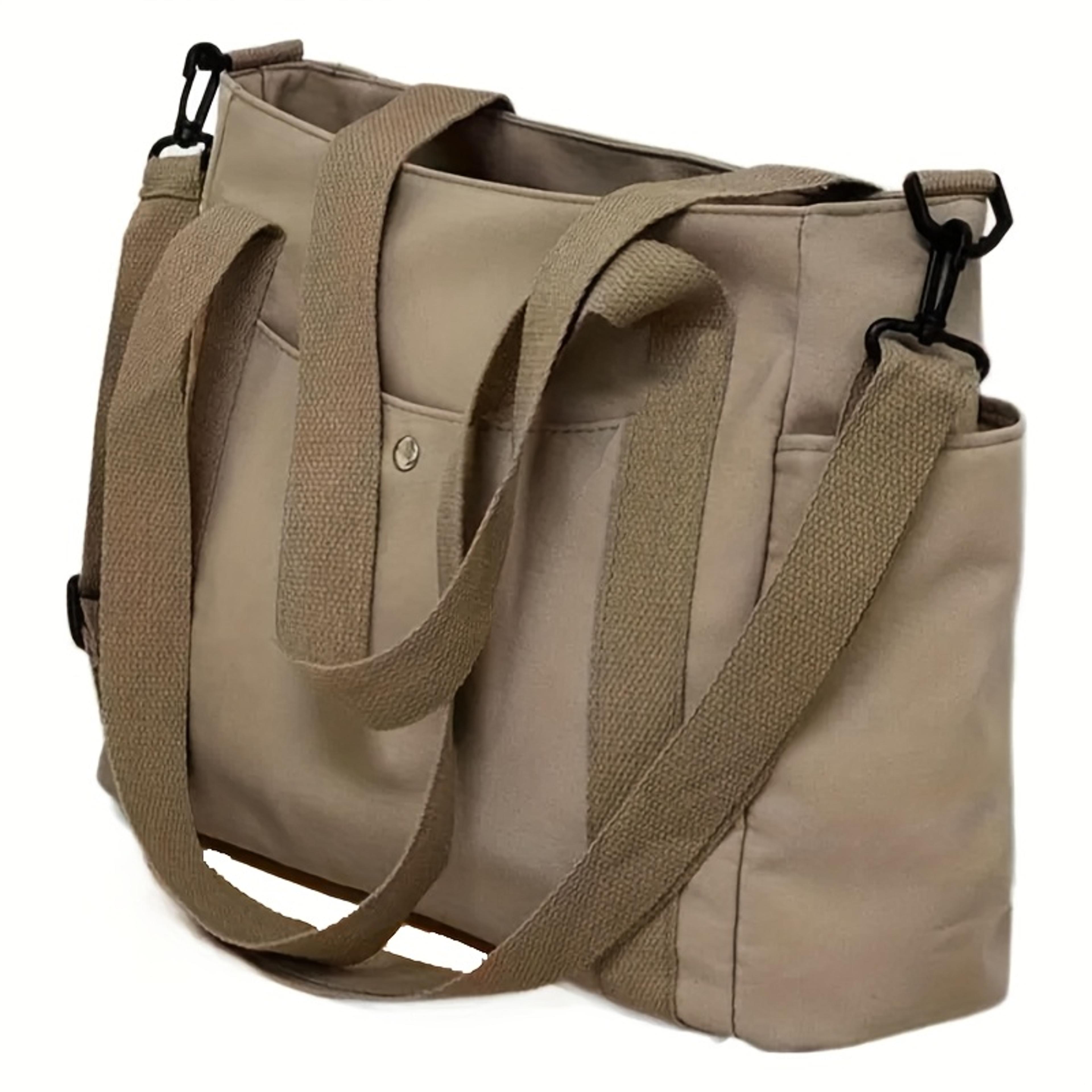 urbanease large capacity nylon crossbody bag with removable strap for everyday travel & work