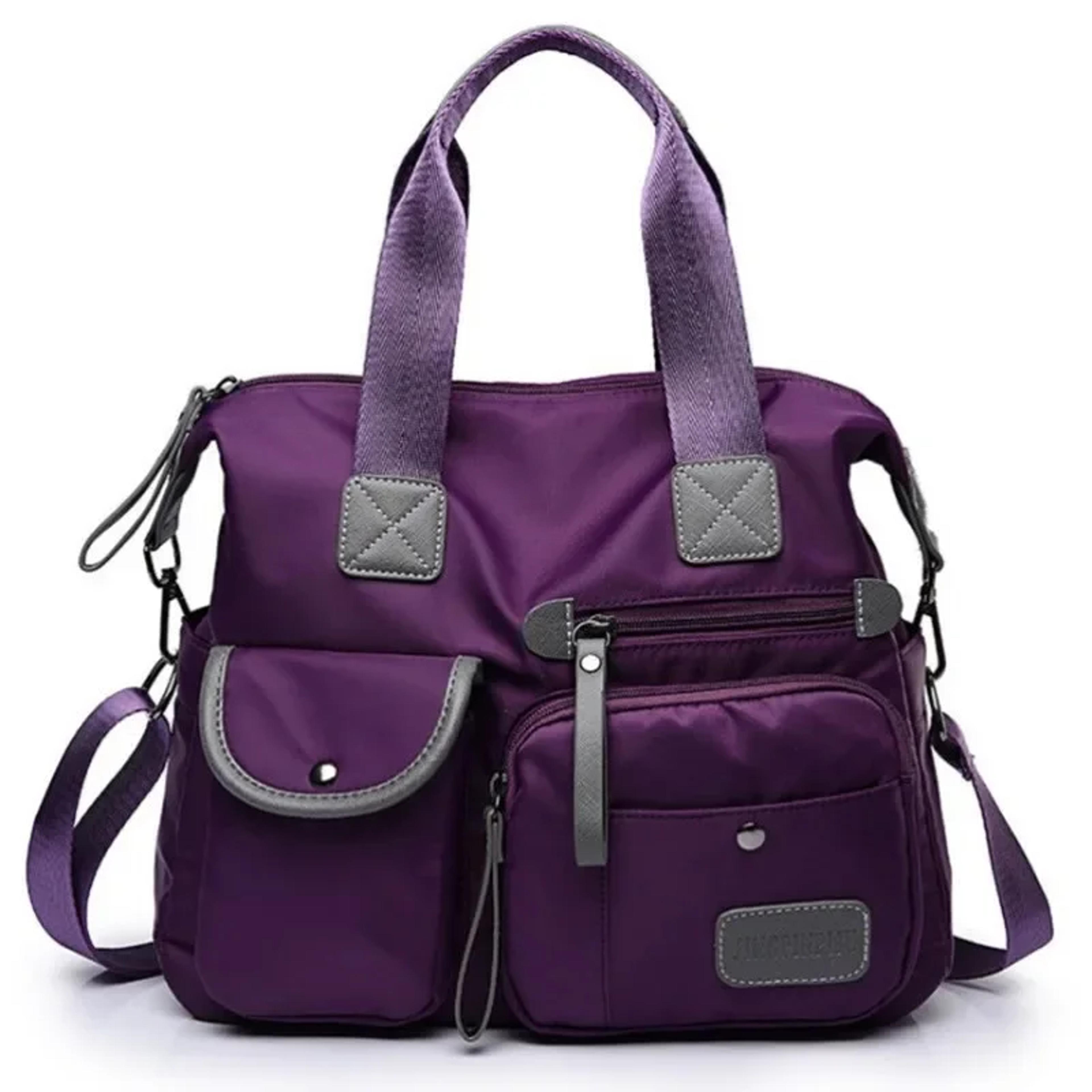 urbanease nylon crossbody bag with multi pockets large capacity travel tote