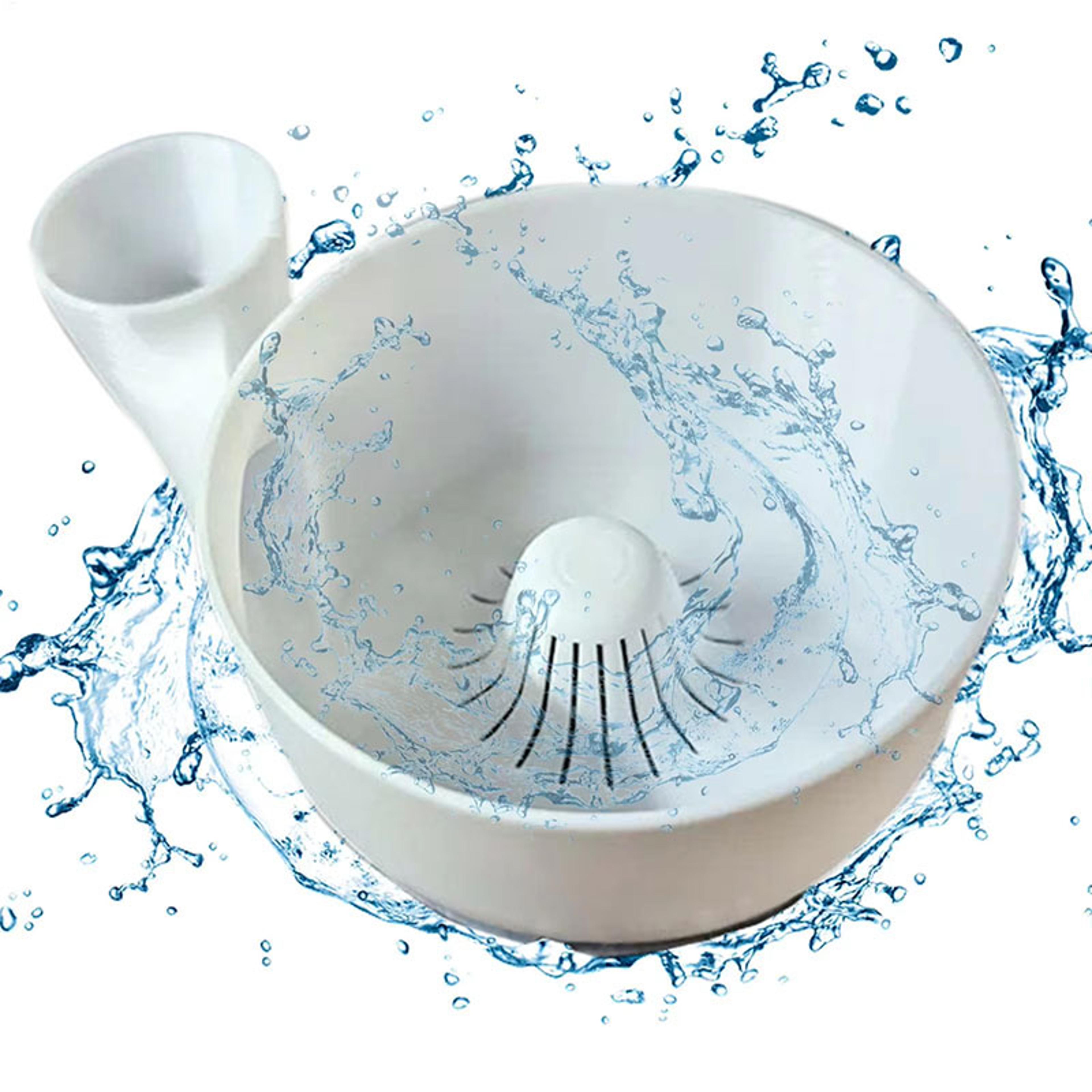 freshspin portable fruit washer & salad spinner bowl for fast kitchen cleaning