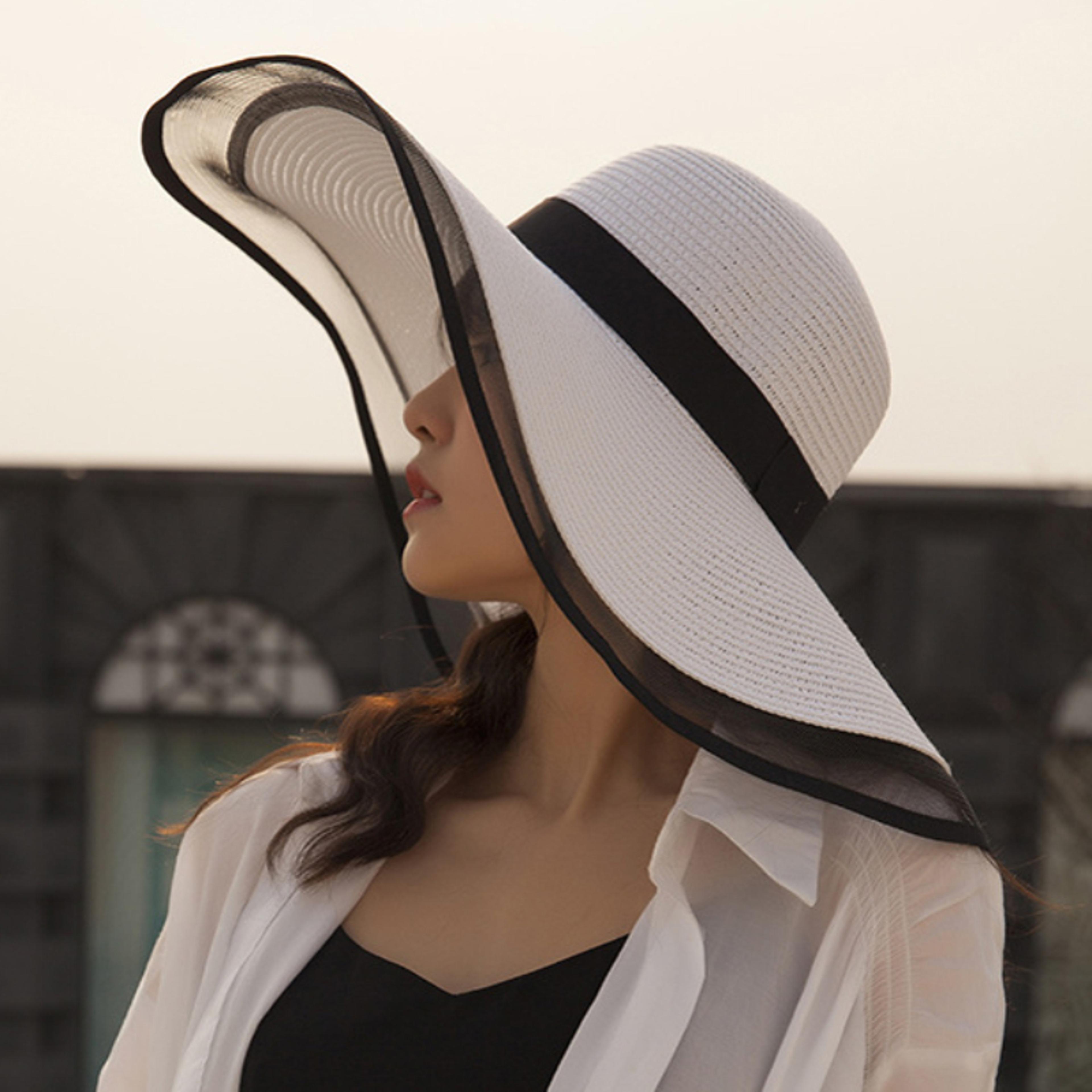 coastal breeze wide brim sun hat for women with uv protection straw design