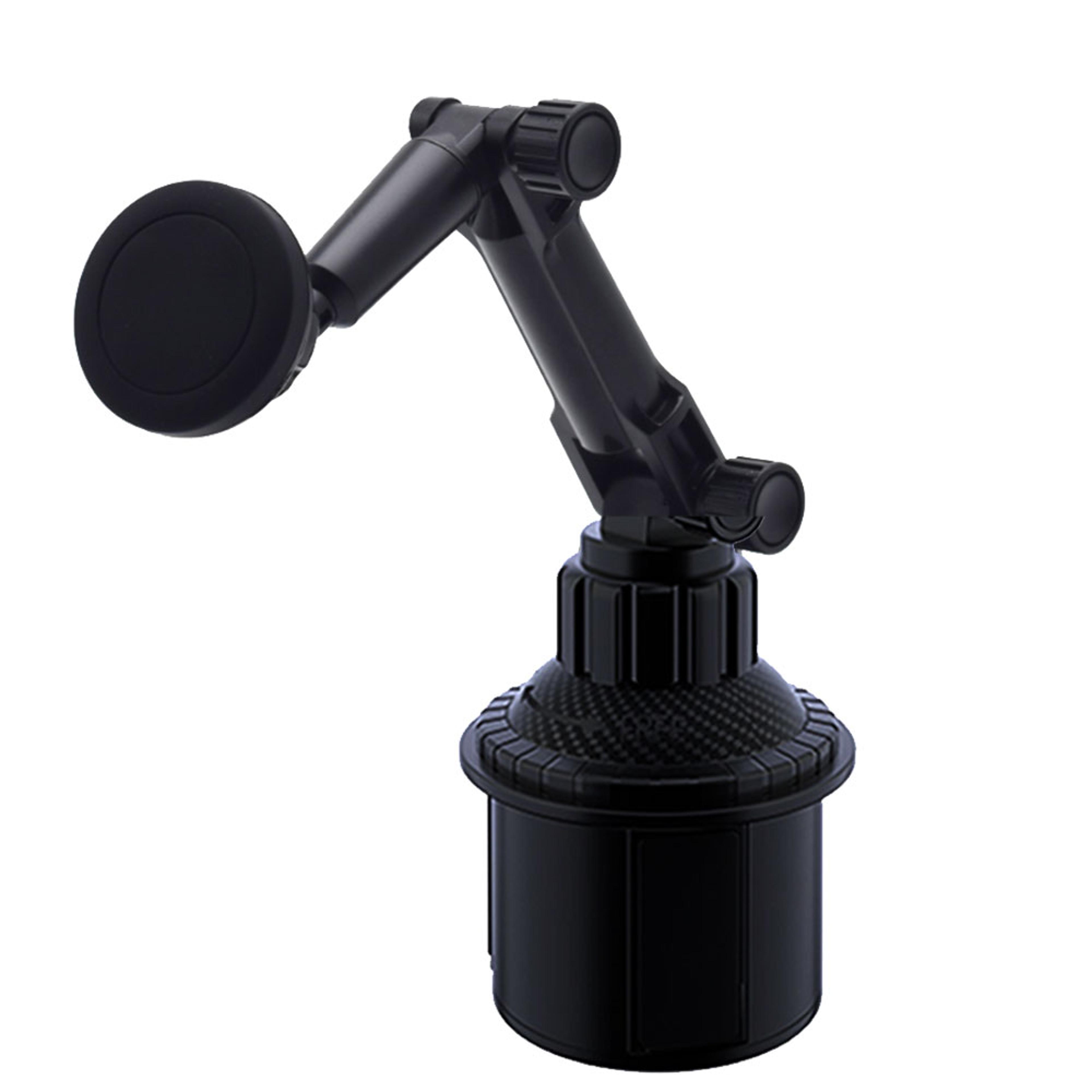 flexgrip magnetic cup holder phone mount with adjustable gooseneck arm