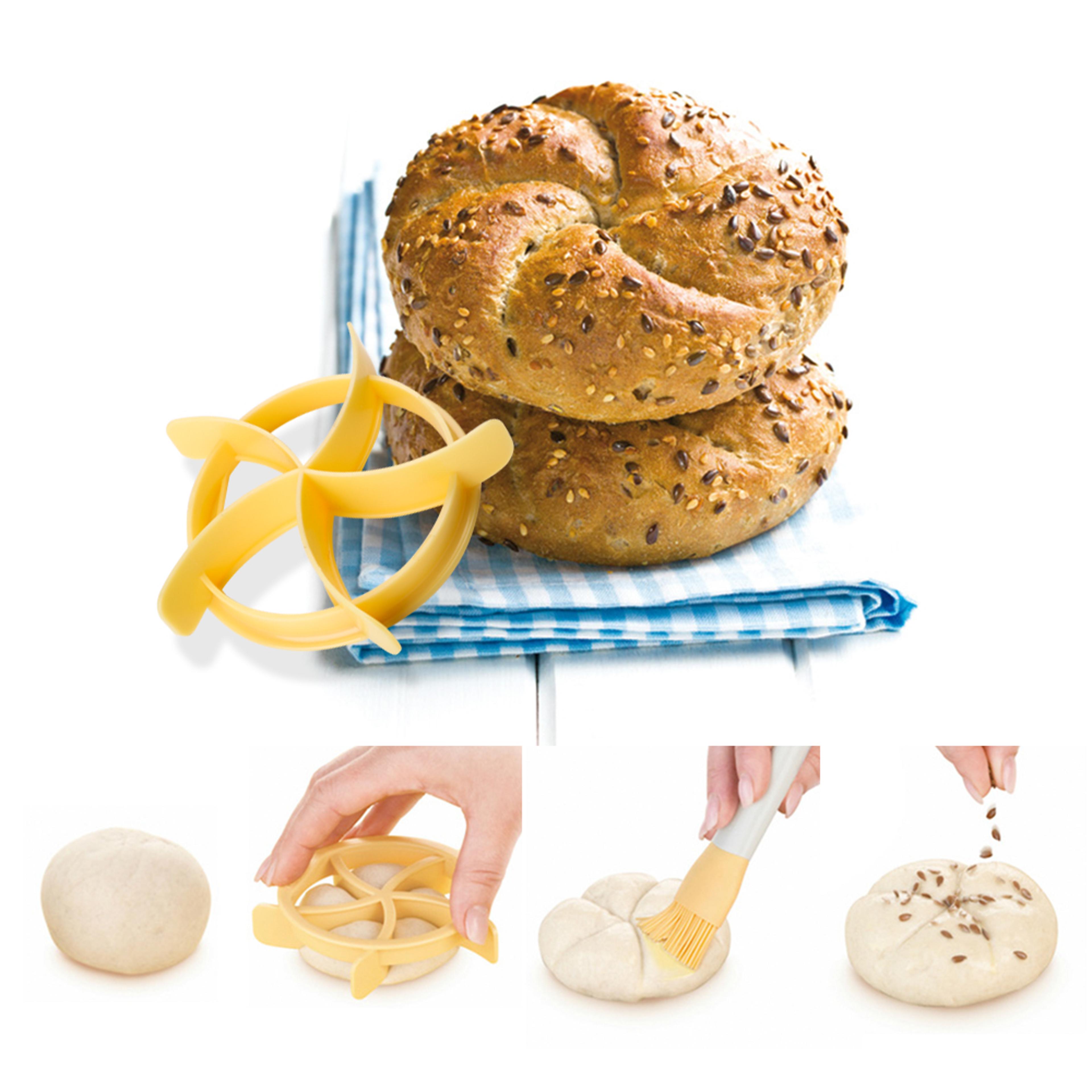 creative cookie stamp cutter set for homemade pastries and bread rolls