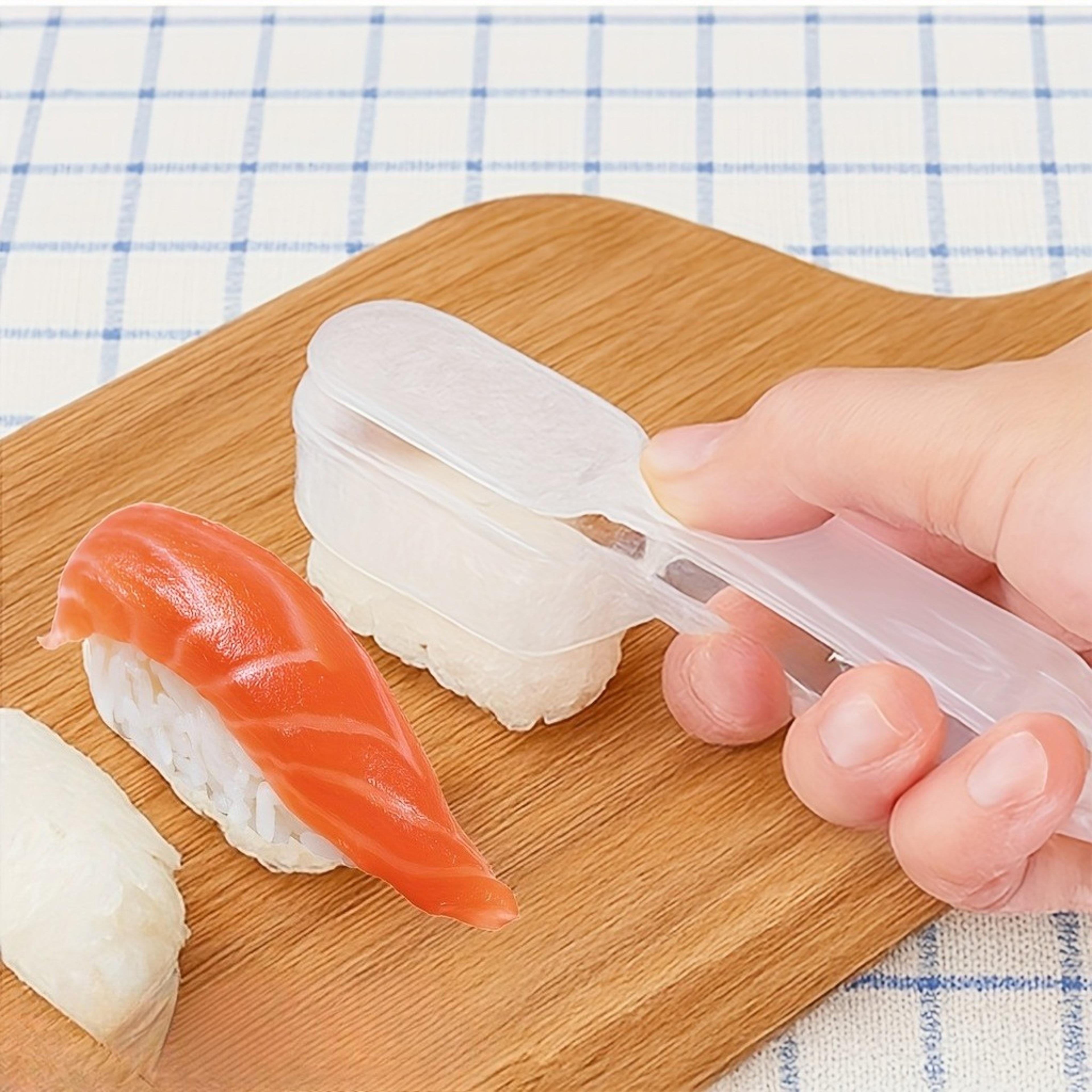 easy press sushi maker kit for homemade rolls, bento lunches and party platters