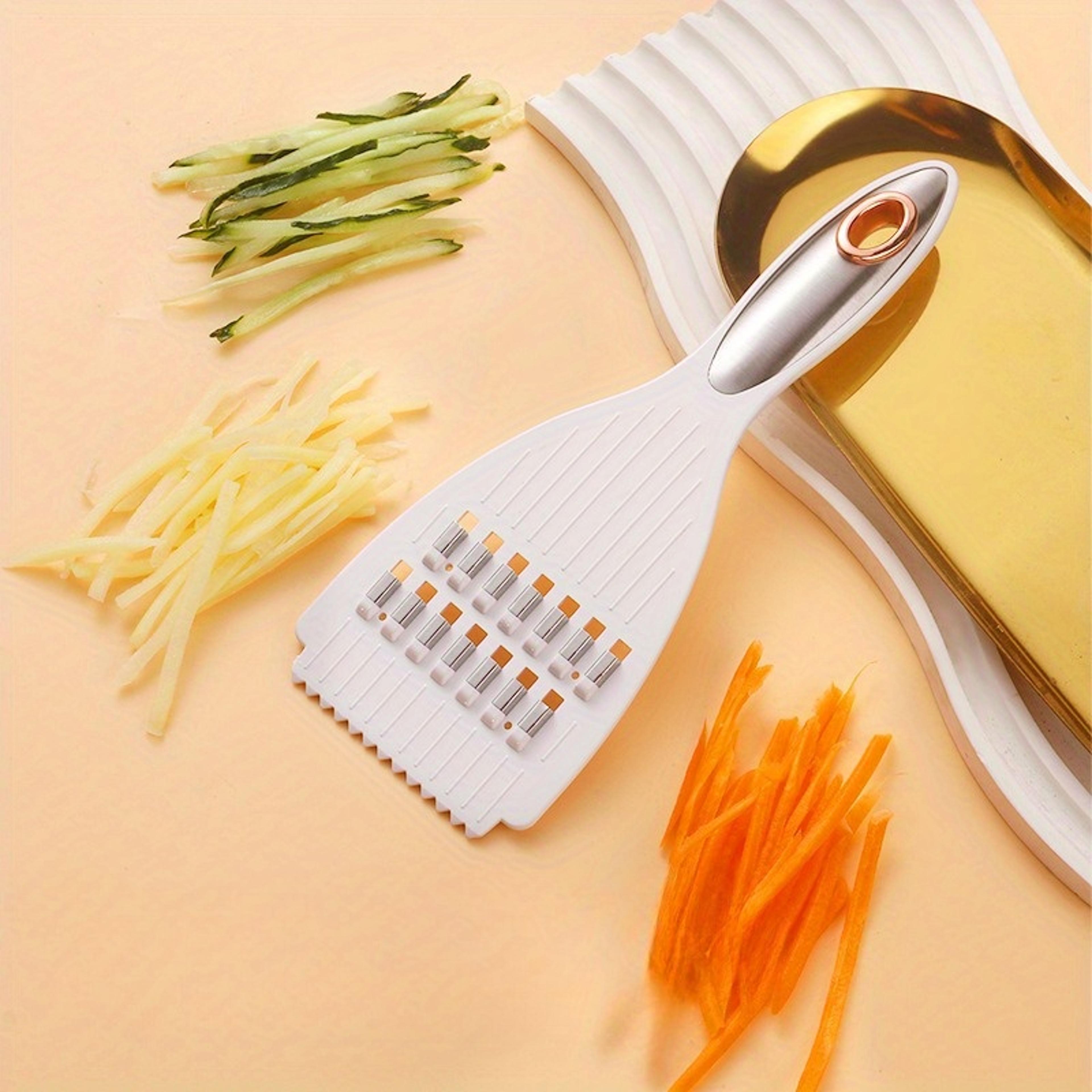 multi blade vegetable slicer and manual food chopper kitchen prep tool