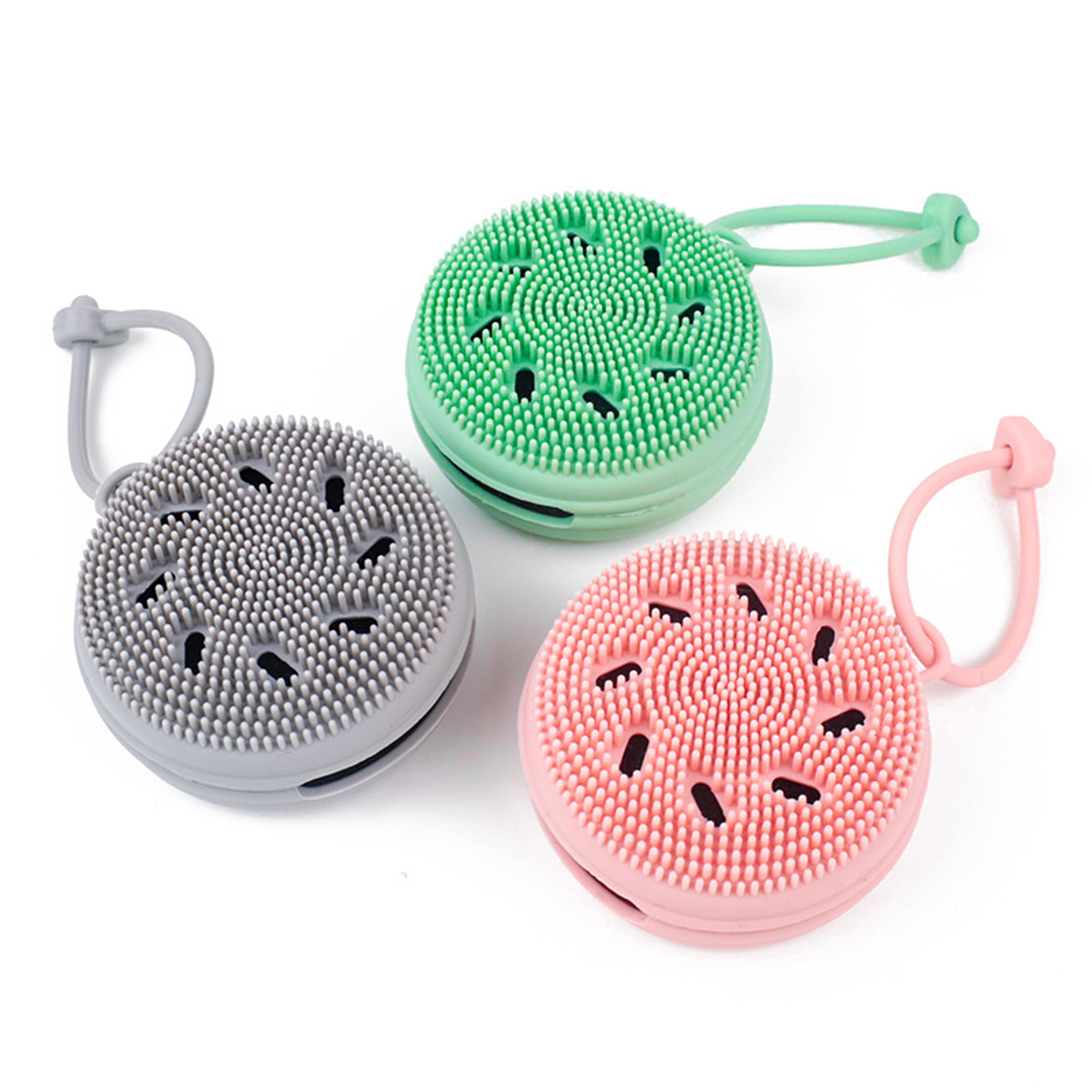 radiance silicone facial cleansing brush for deep exfoliation & blackhead removal