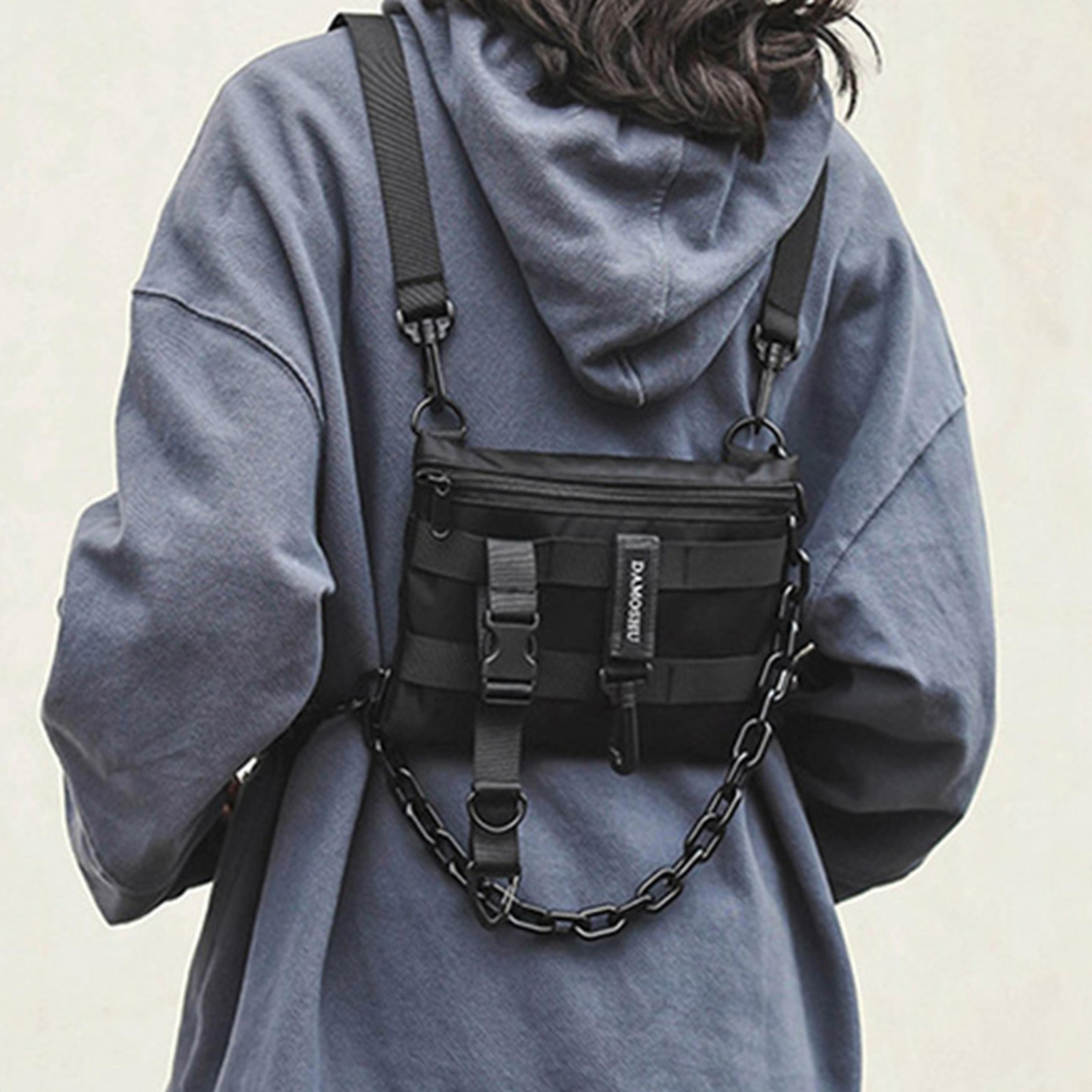 urbanguard tactical chest bag crossbody rig for streetwear, travel & everyday carry