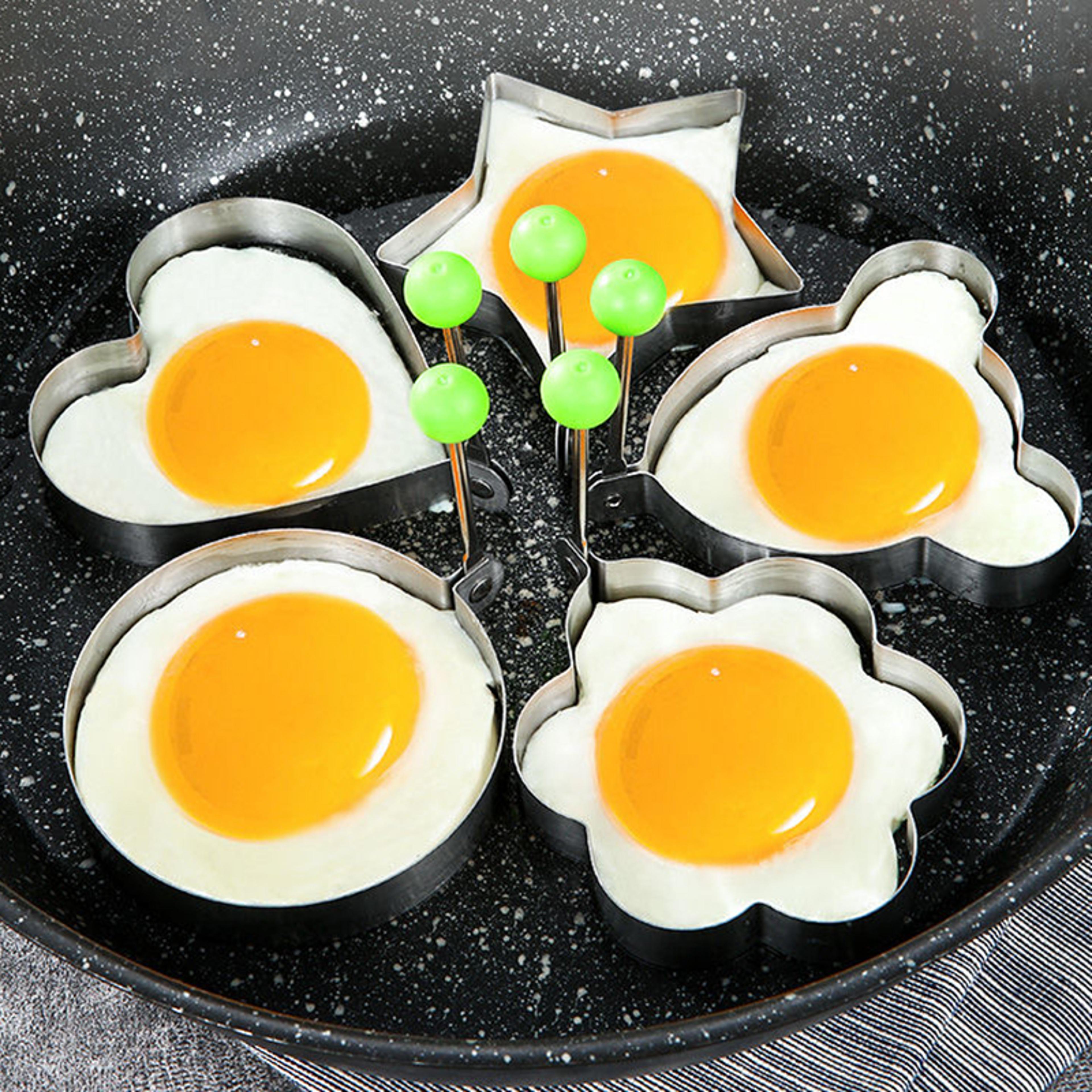 stainless steel egg ring mold for perfect pancakes and fried eggs