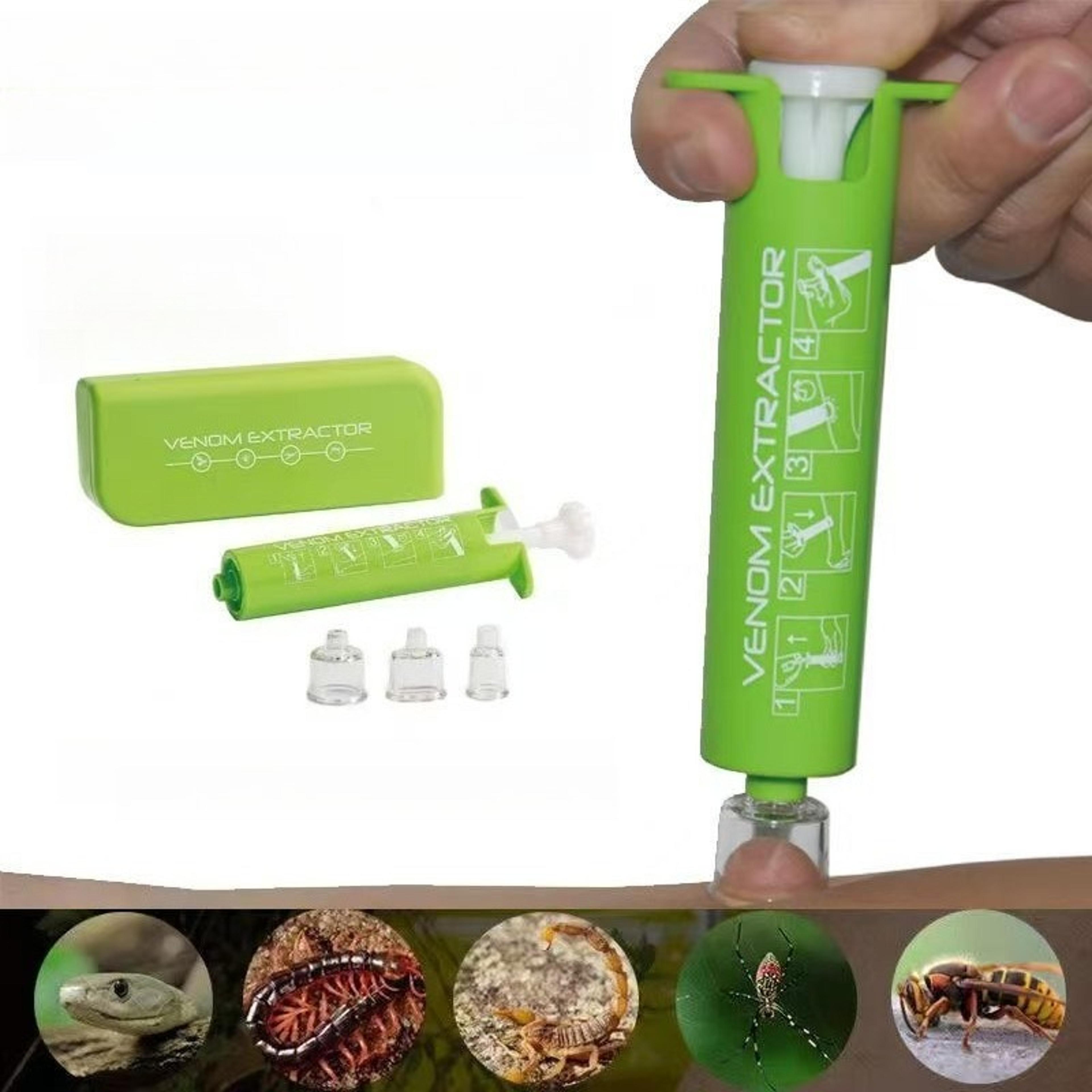 rapidrelief bug bite suction tool for bee stings, mosquito bites & outdoor first aid