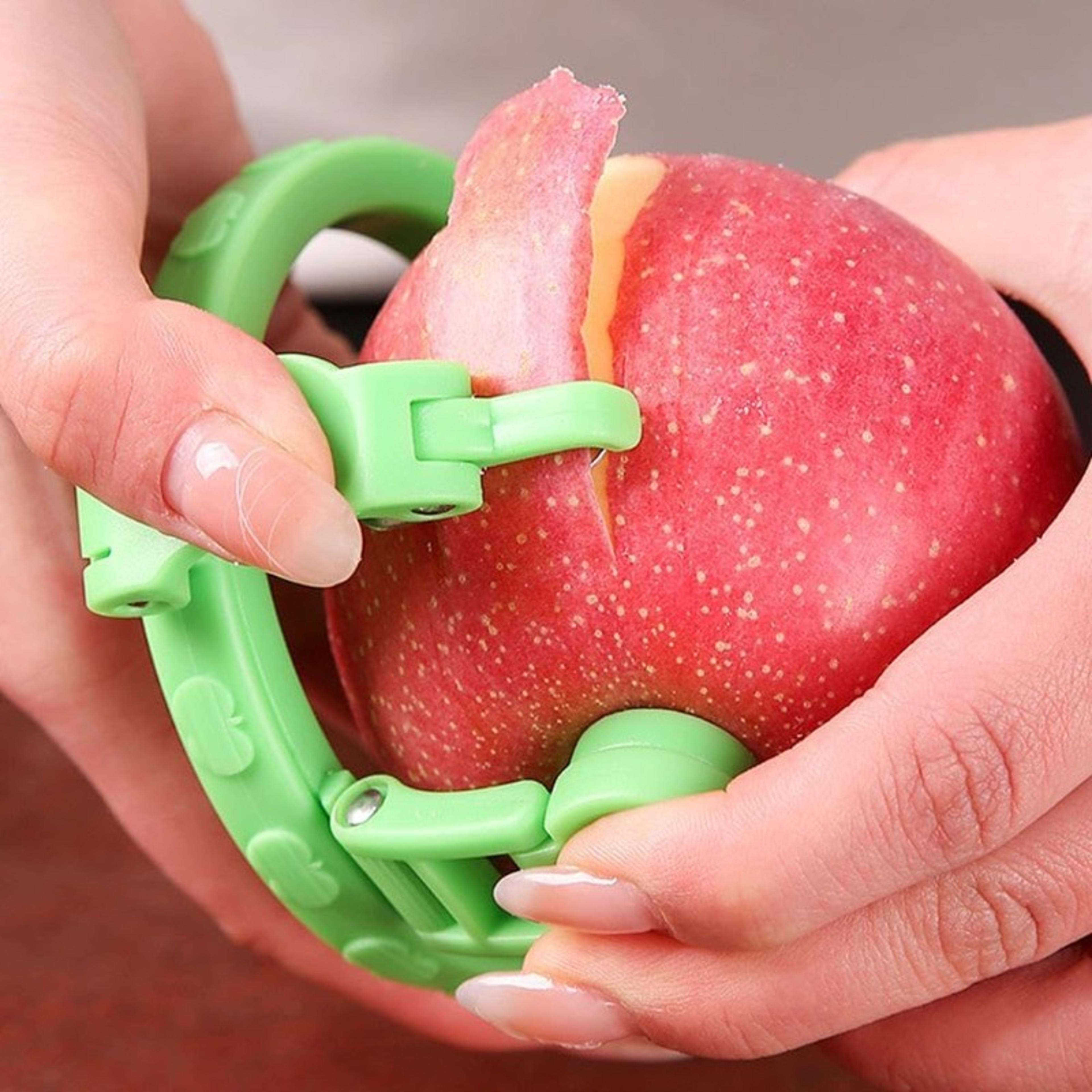 precision twistpro rotating peeler for apples, pears & vegetables