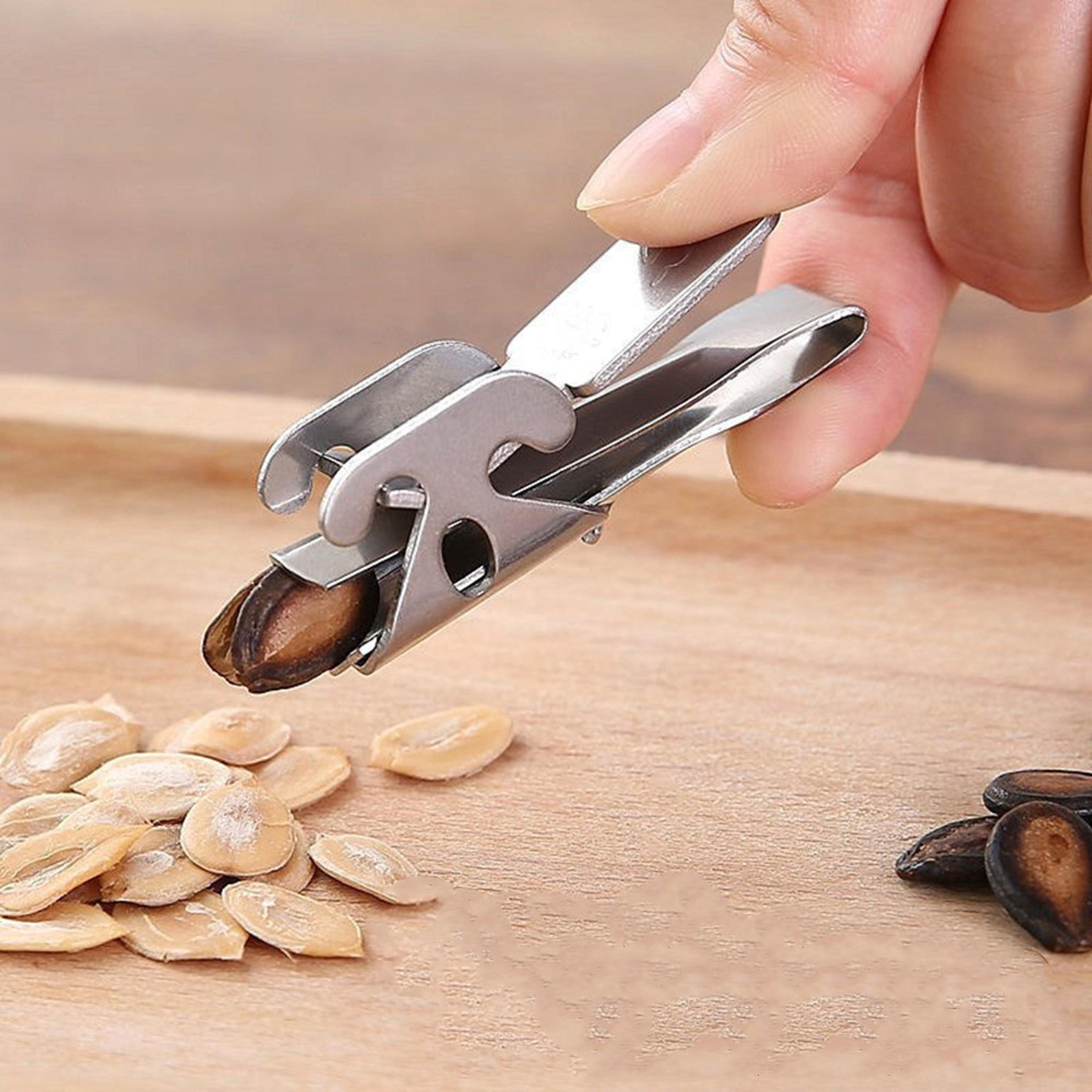 easy crack multi nut opener tool for pistachios, walnuts & sunflower seeds