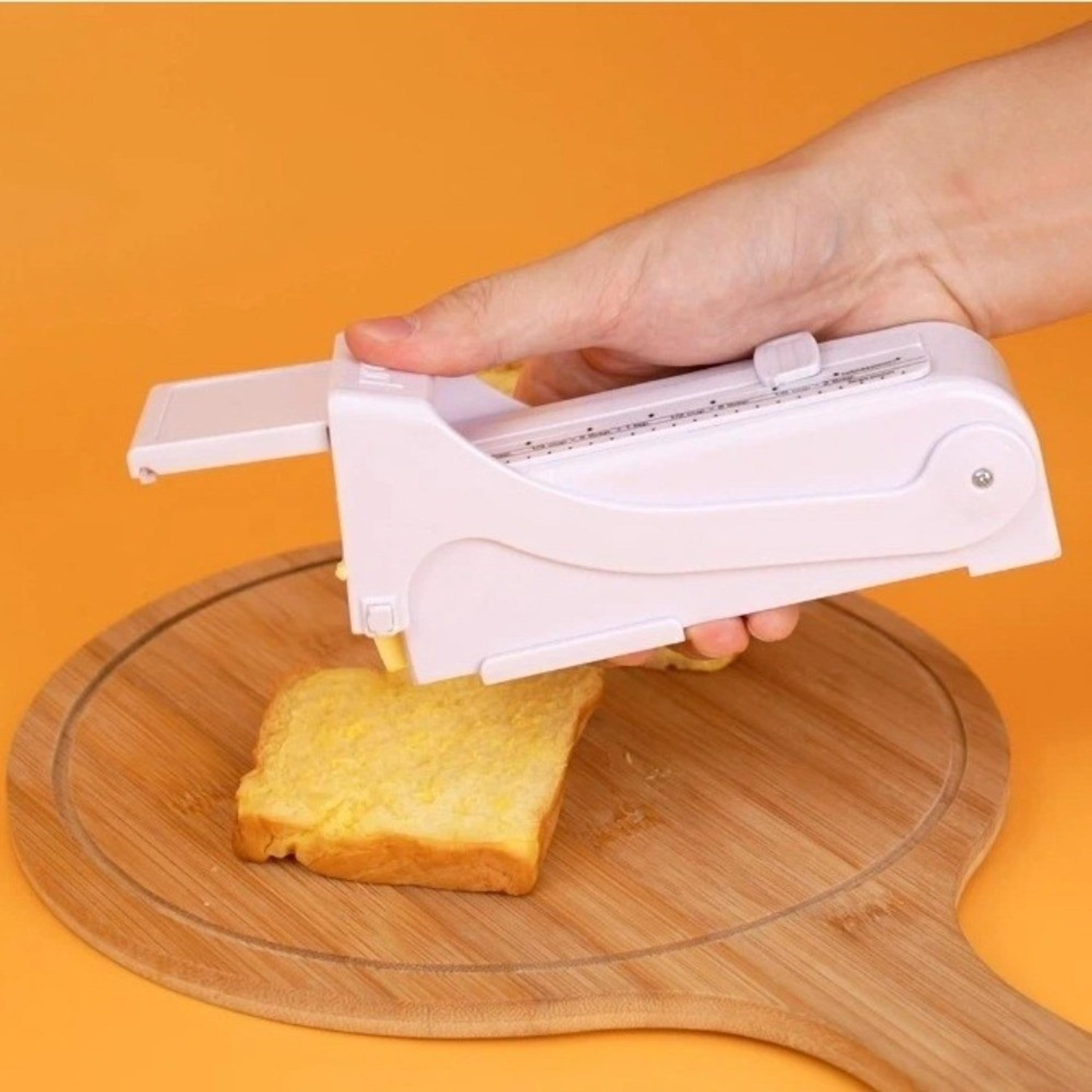 precision butter cutter and storage box with measurement marks for baking and cooking