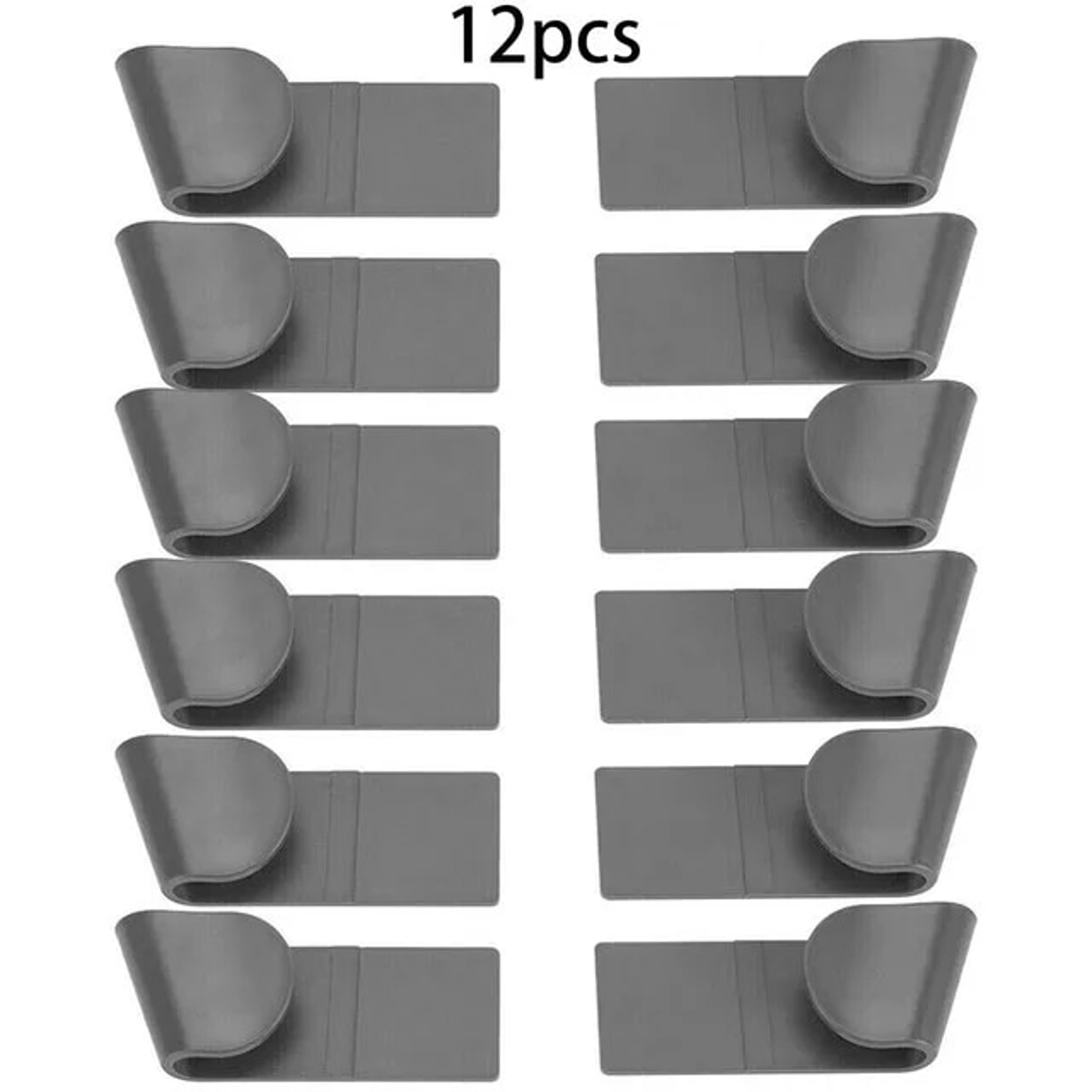 pot lid storage holder: wall mounted adhesive organizer for kitchen - 1/2/12pcs