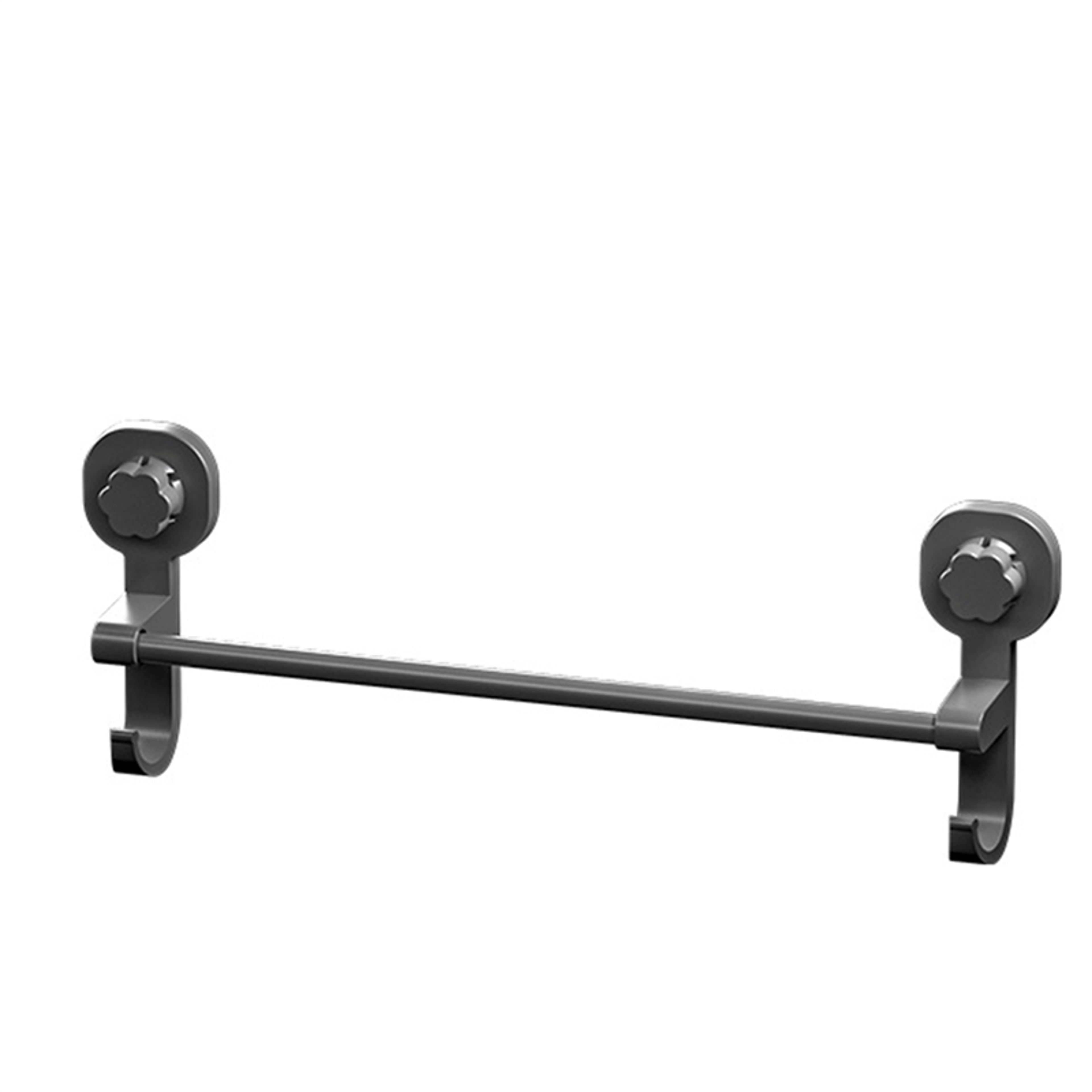 punching-free bathroom towel rack, wall-hung suction cup towel rack, telescopic towel bar hook for easy installation