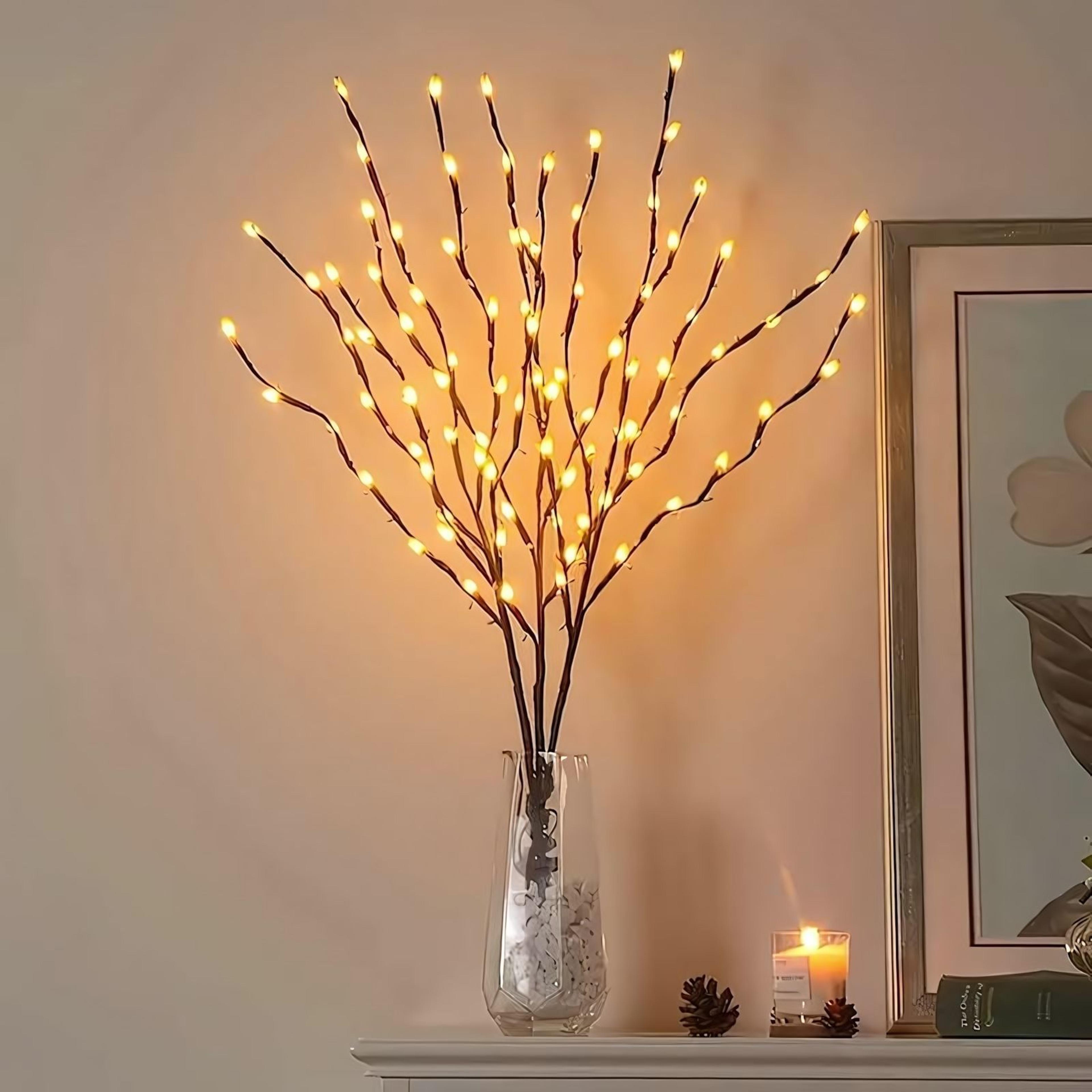 HighQuality Battery LED Branch Light Bendable Christmas Tree Lighting For Home Holiday Decor 0