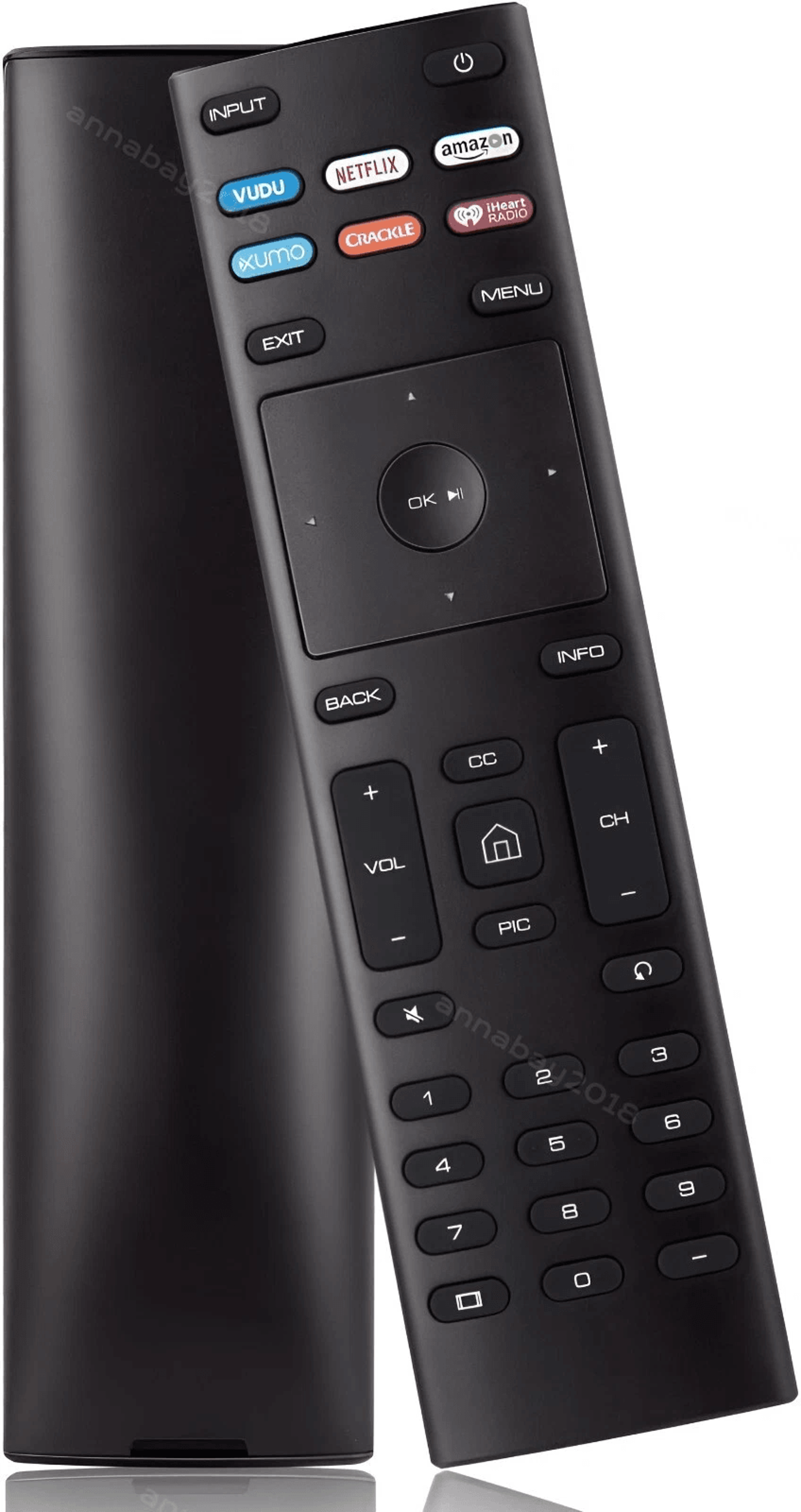 universal smart tv remote control, amazon, netflix, iheart, 6 key functions