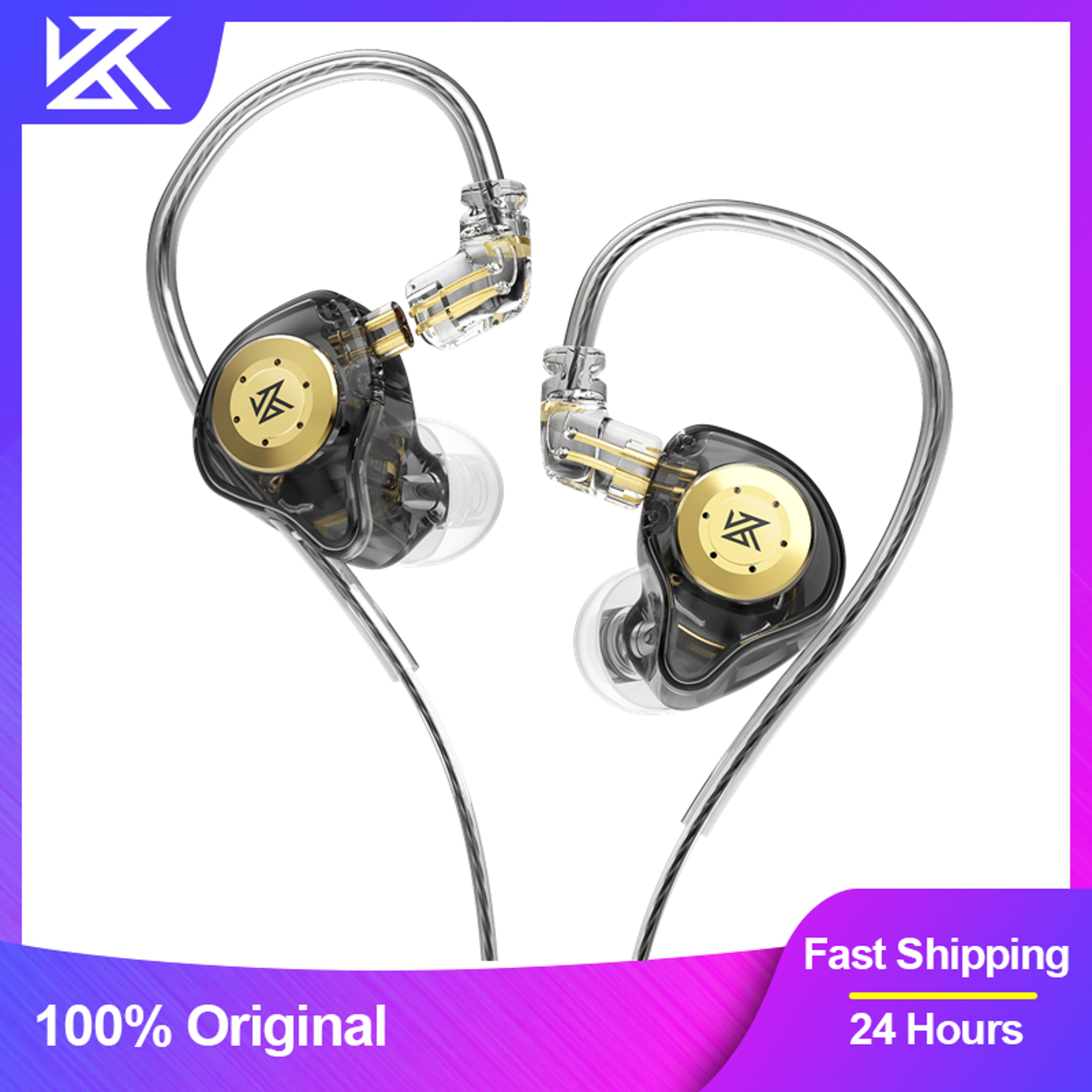 hifi wired headphones dynamic in-ear monitor, bass stereo headset for game & music, noise cancelling earplugs