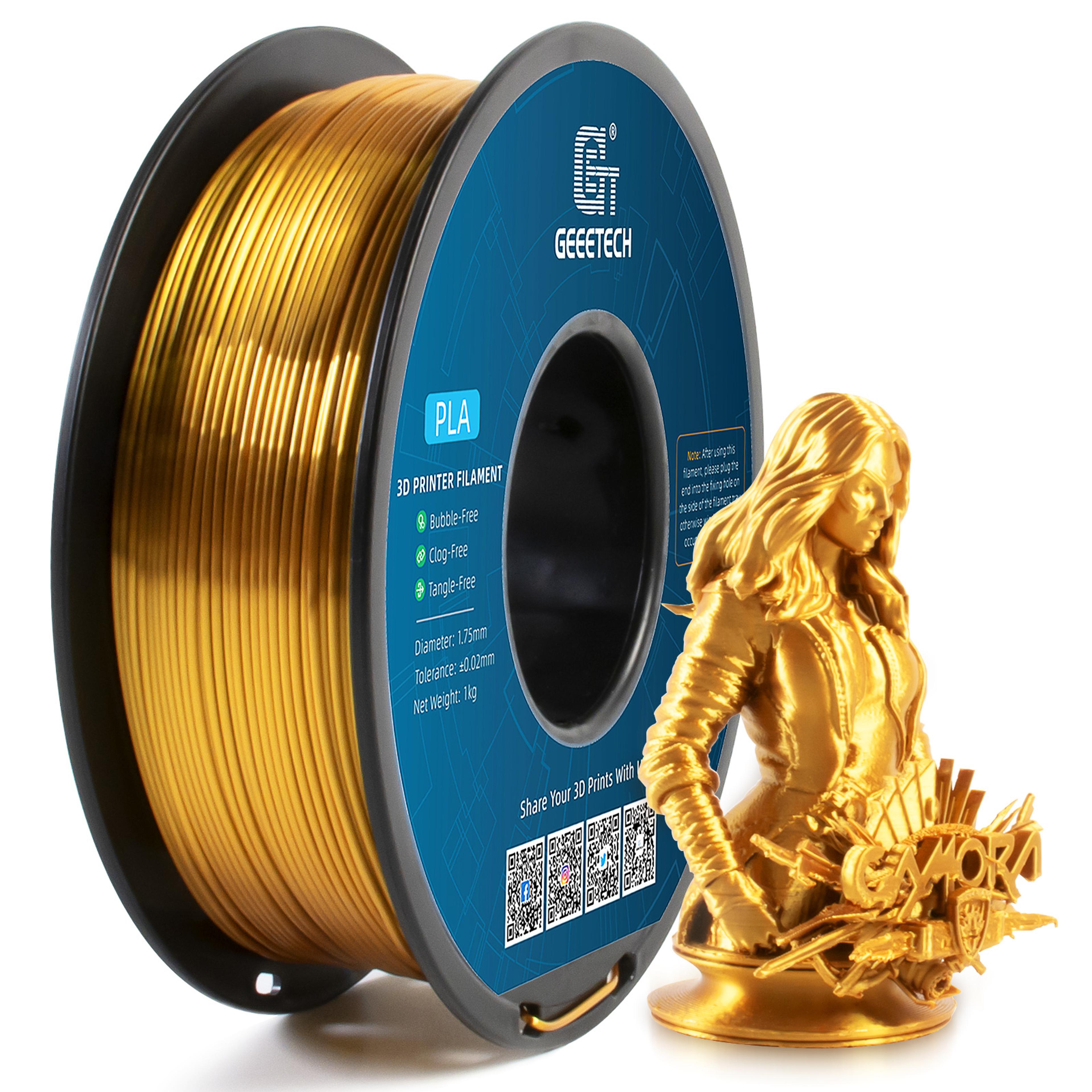 3d filament, shiny 3d printer spool wire for high quality prints, vacuum packed