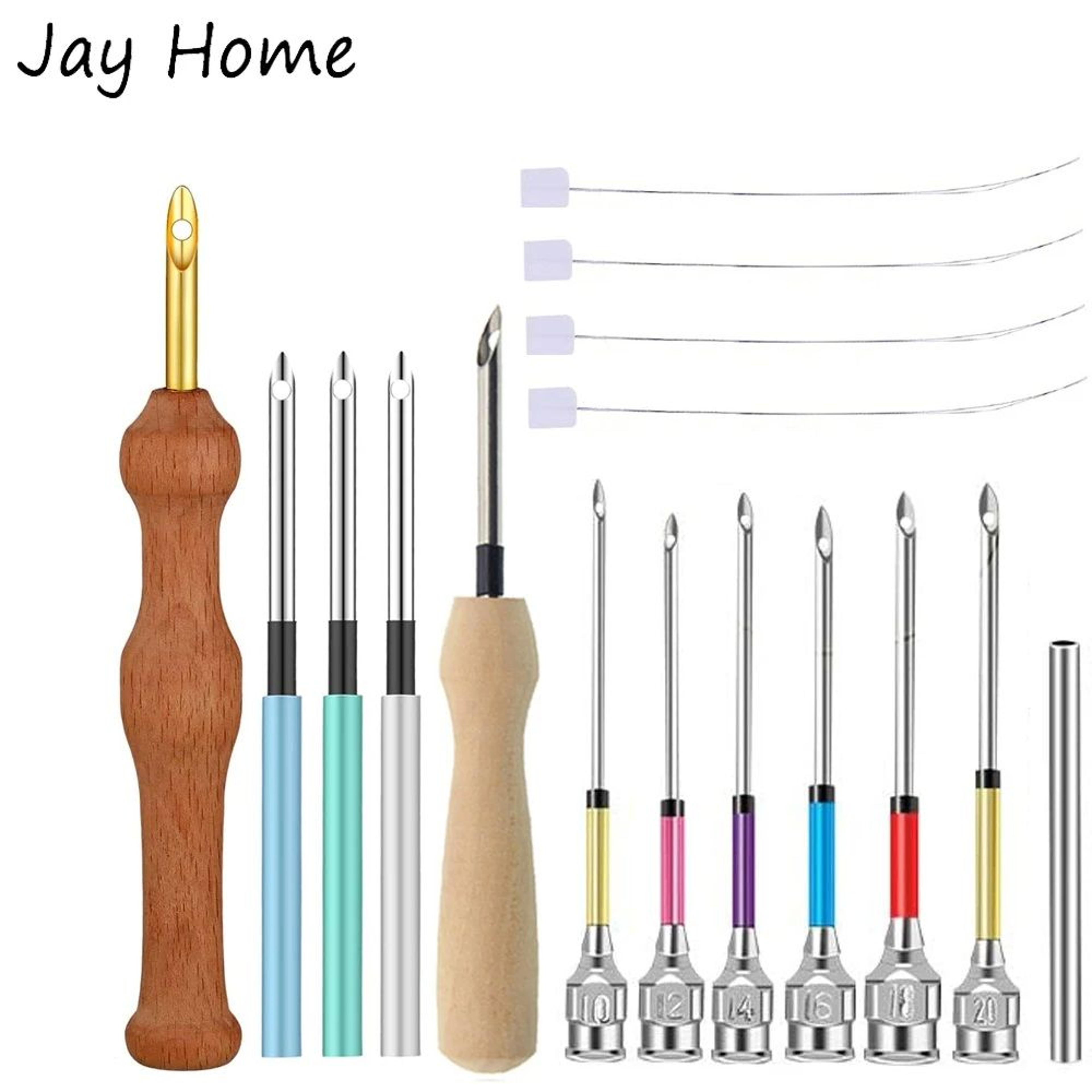 diy embroidery punch needles - cross stitch & knitting art handmade tools and sewing accessories