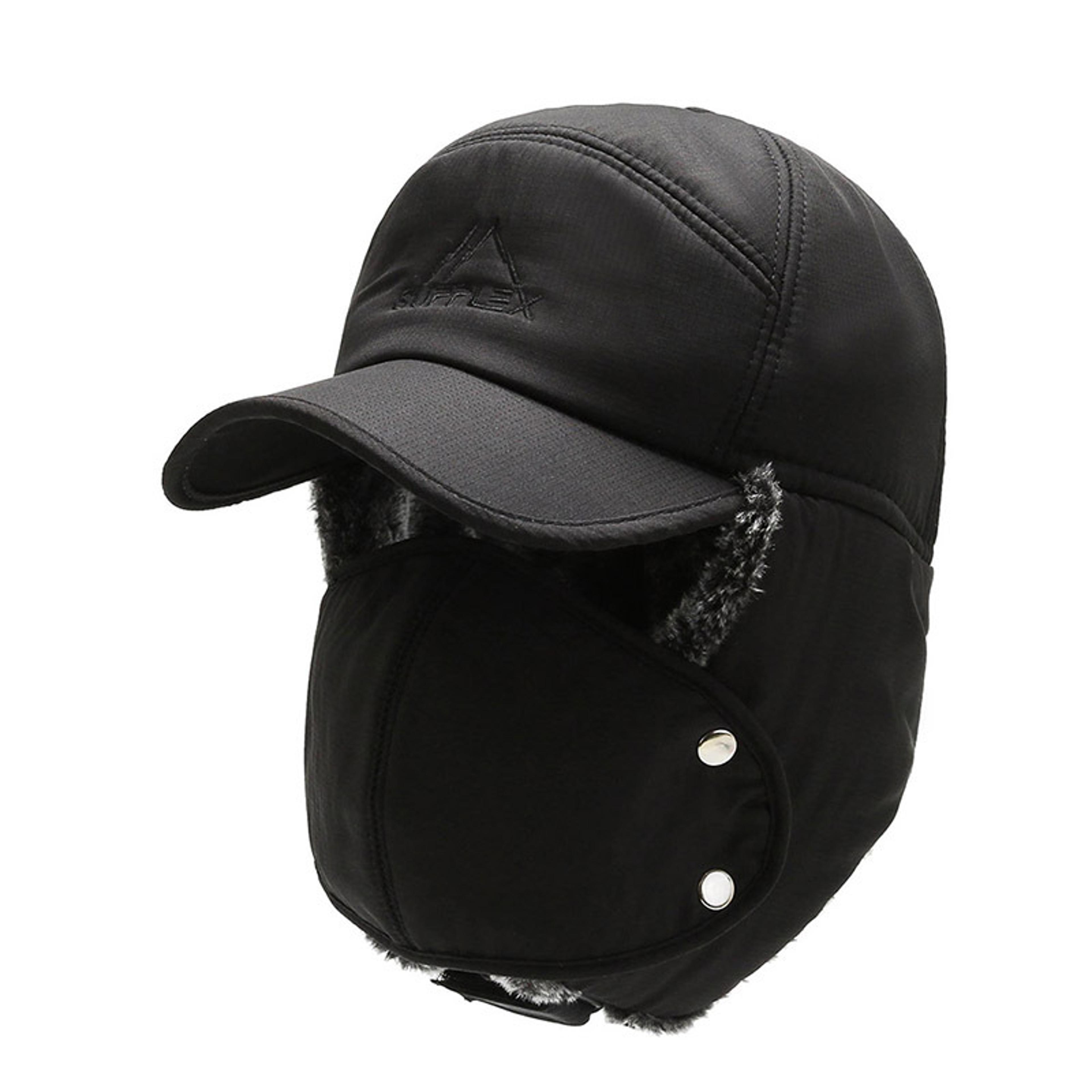 men's stylish lei feng winter hat: warm windproof ear protection pilot cap