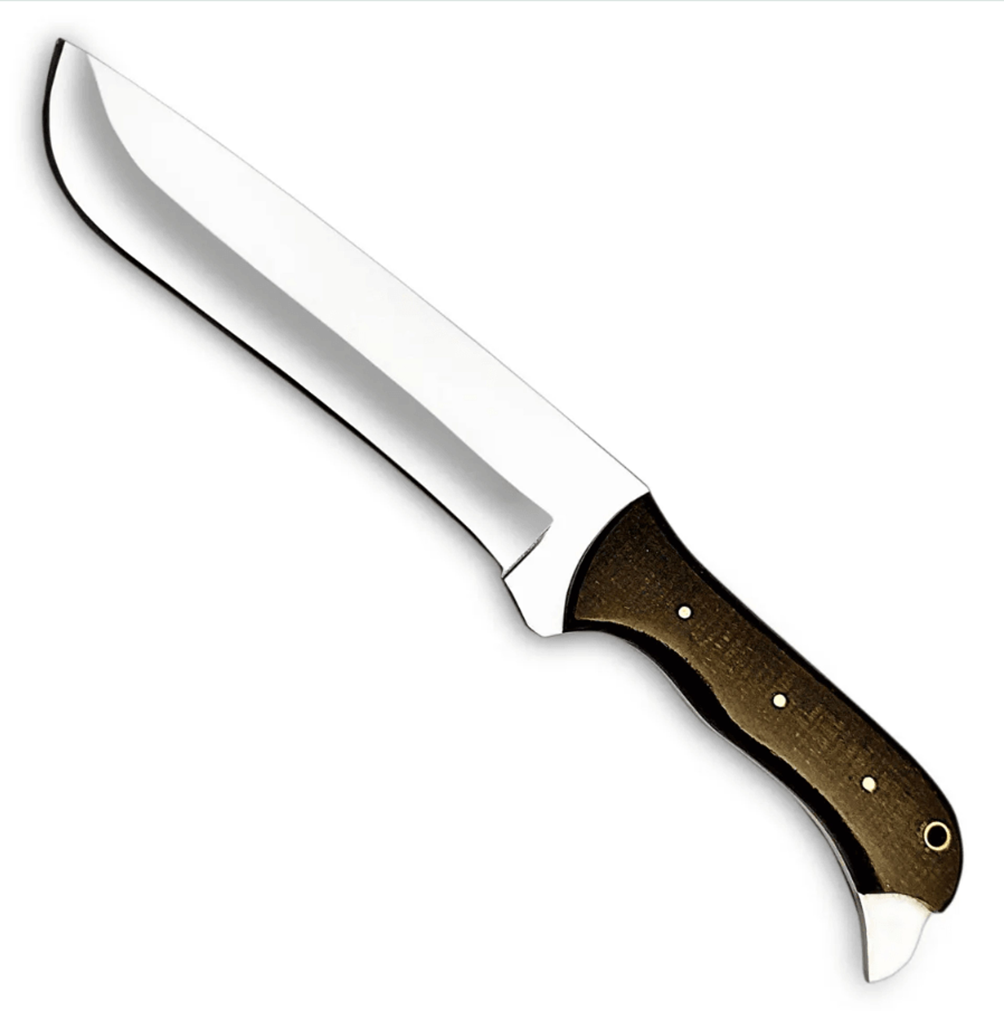 handmade d2 steel bowie | 15 overall | leather & micarta handle | free leather sheath | father day gift