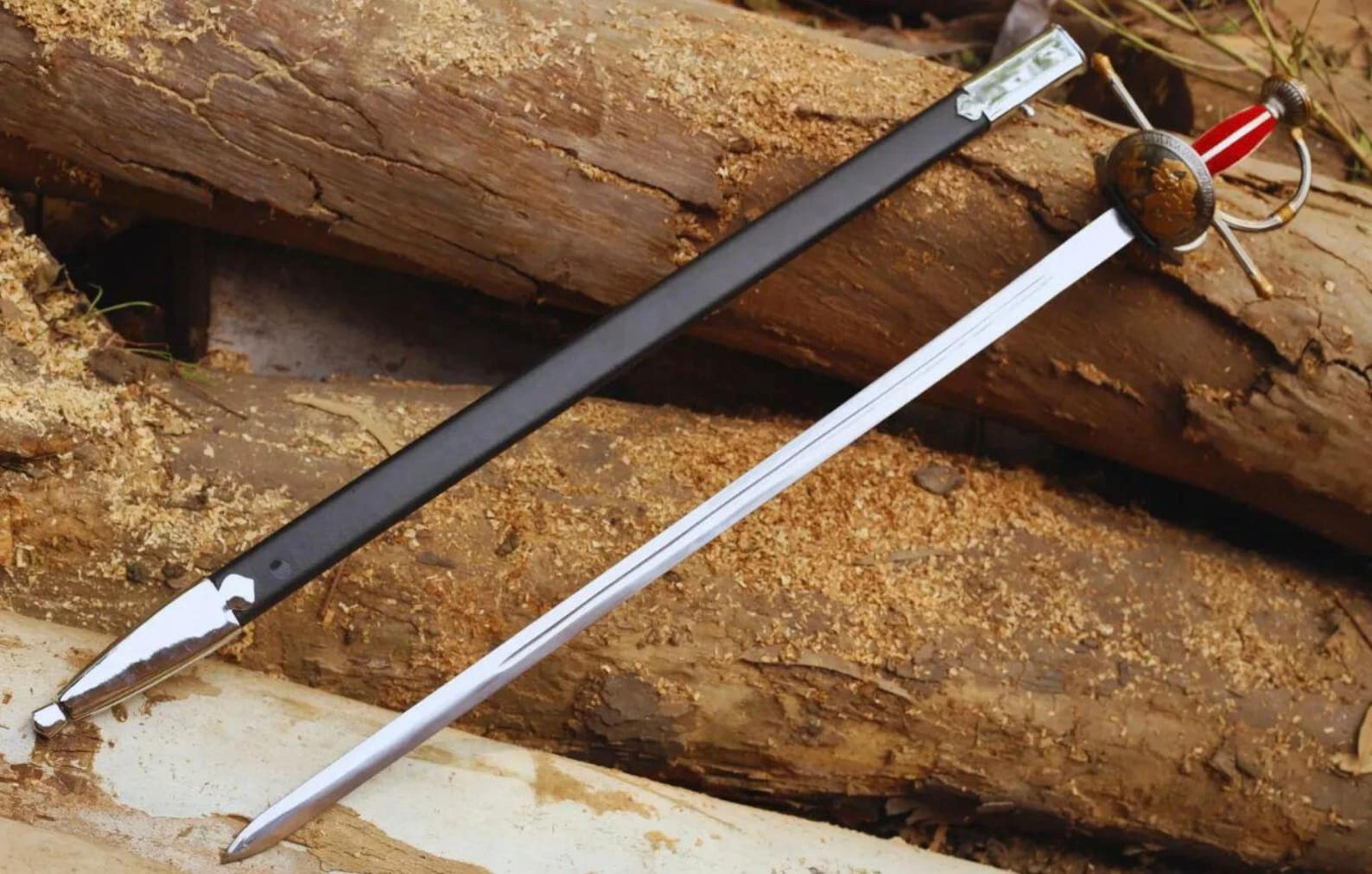 handcrafted medieval knight sword replica | high carbon steel renaissance blade